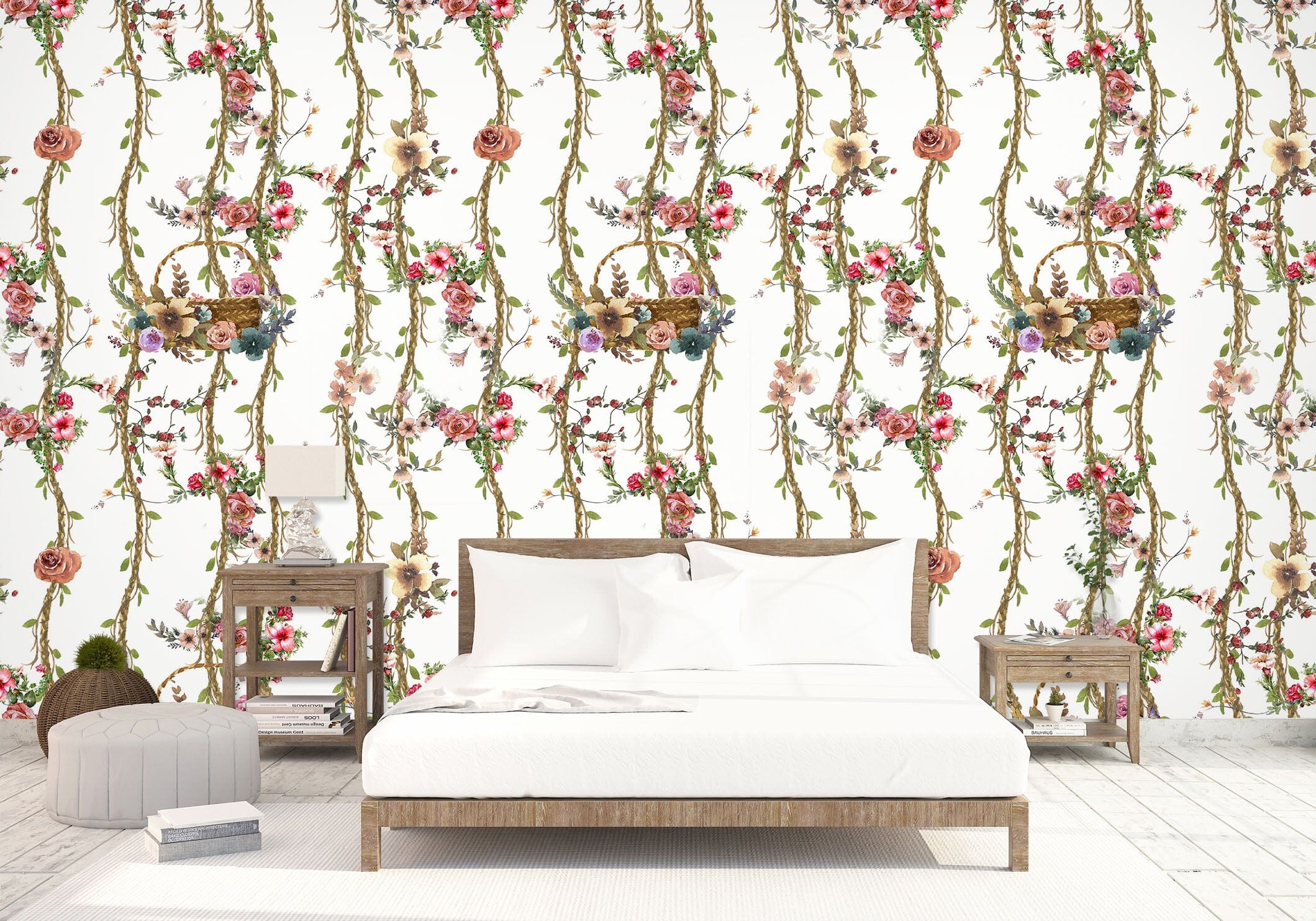 3D Branch Flower 2060 Wall Murals Wallpaper AJ Wallpaper 2