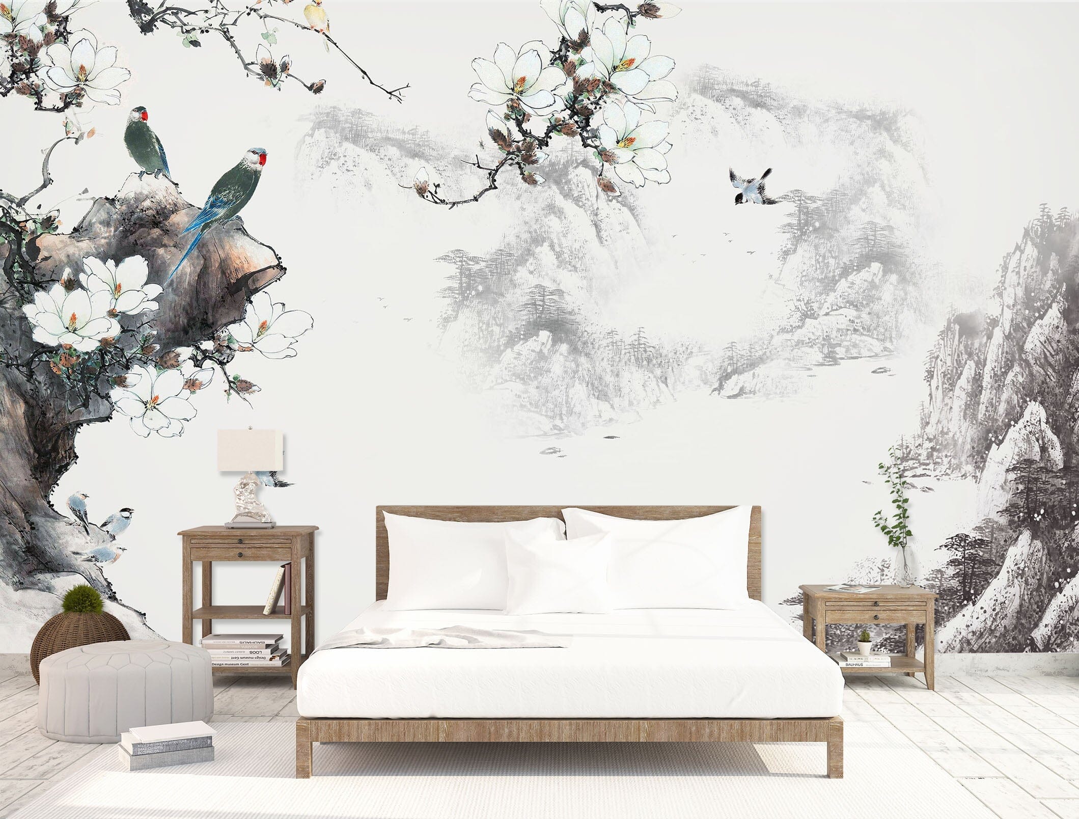 3D Misty Valley 1629 Wall Murals Wallpaper AJ Wallpaper 2