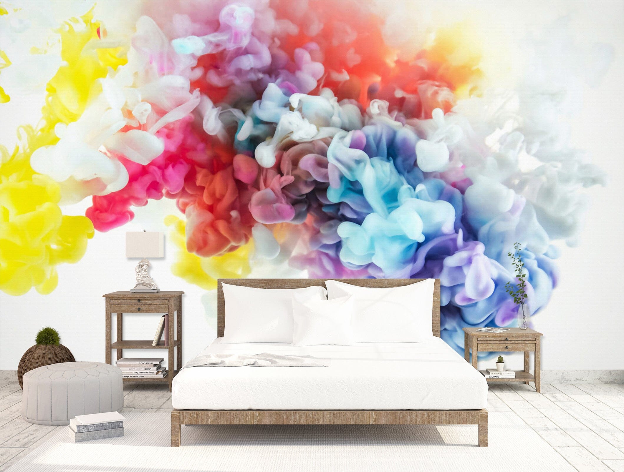 3D Colored Clouds 1689 Wall Murals Wallpaper AJ Wallpaper 2