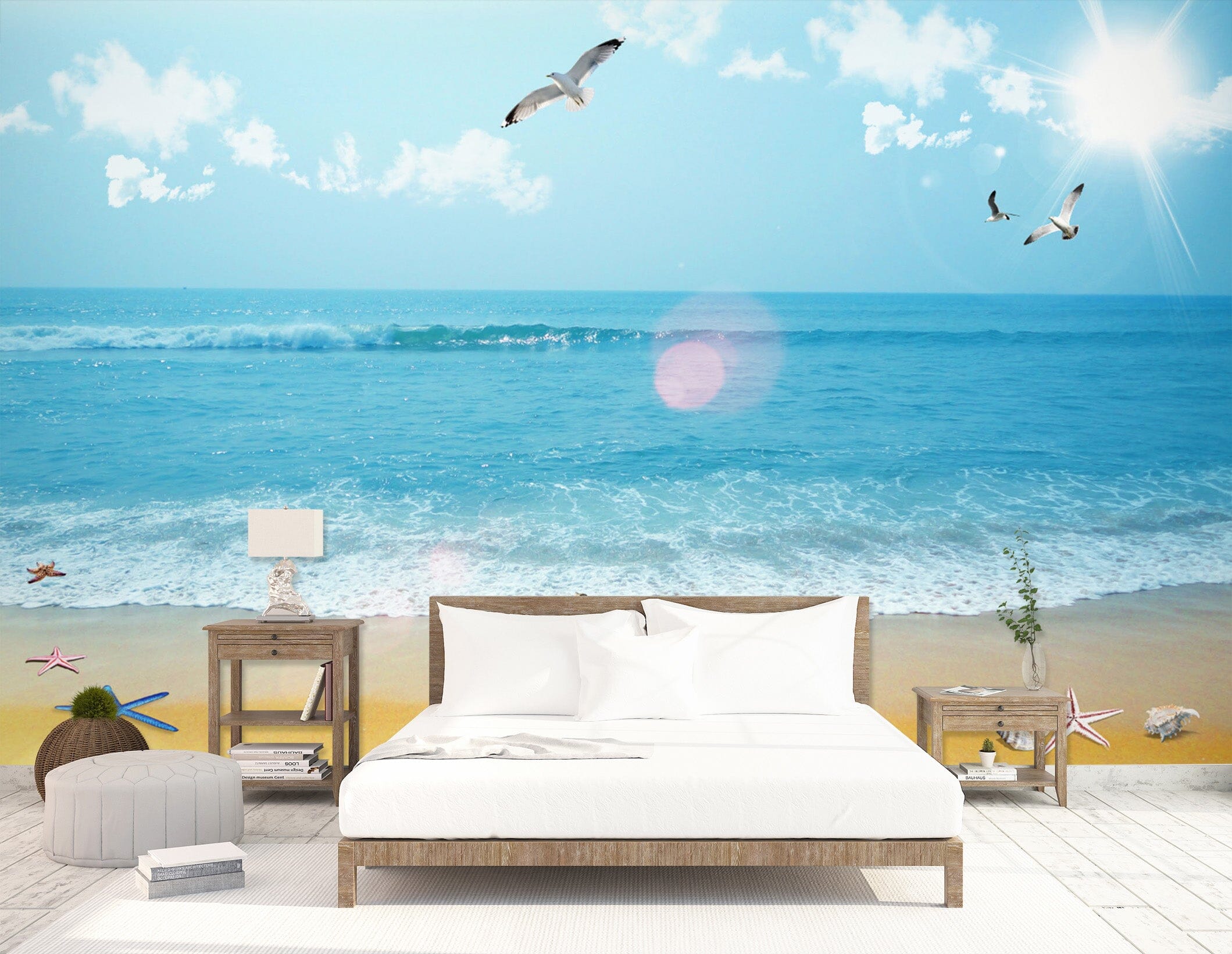 3D Sea Bird 1640 Wall Murals Wallpaper AJ Wallpaper 2