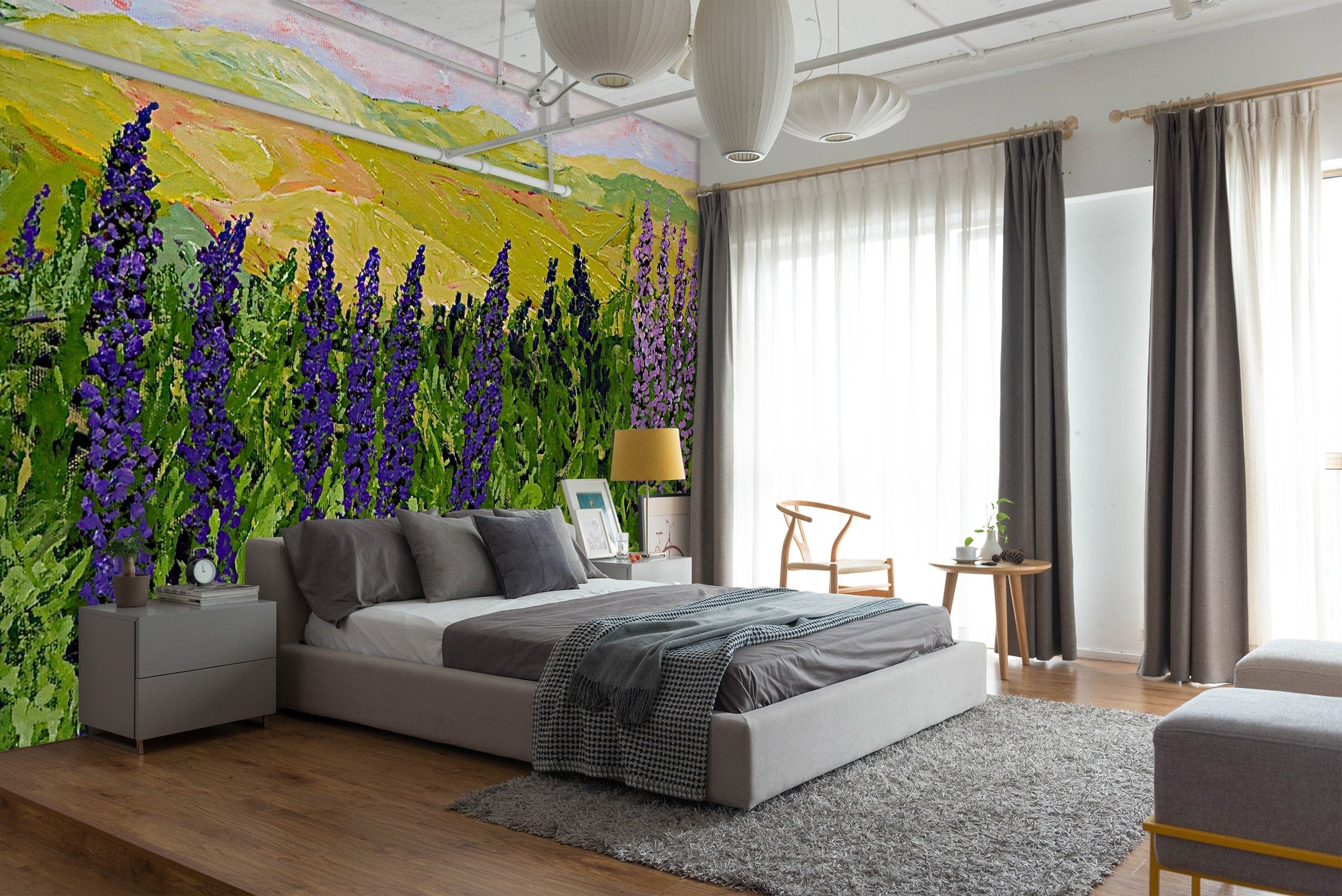 3D Golden Field 152 Allan P. Friedlander Wall Mural Wall Murals Wallpaper AJ Wallpaper 2