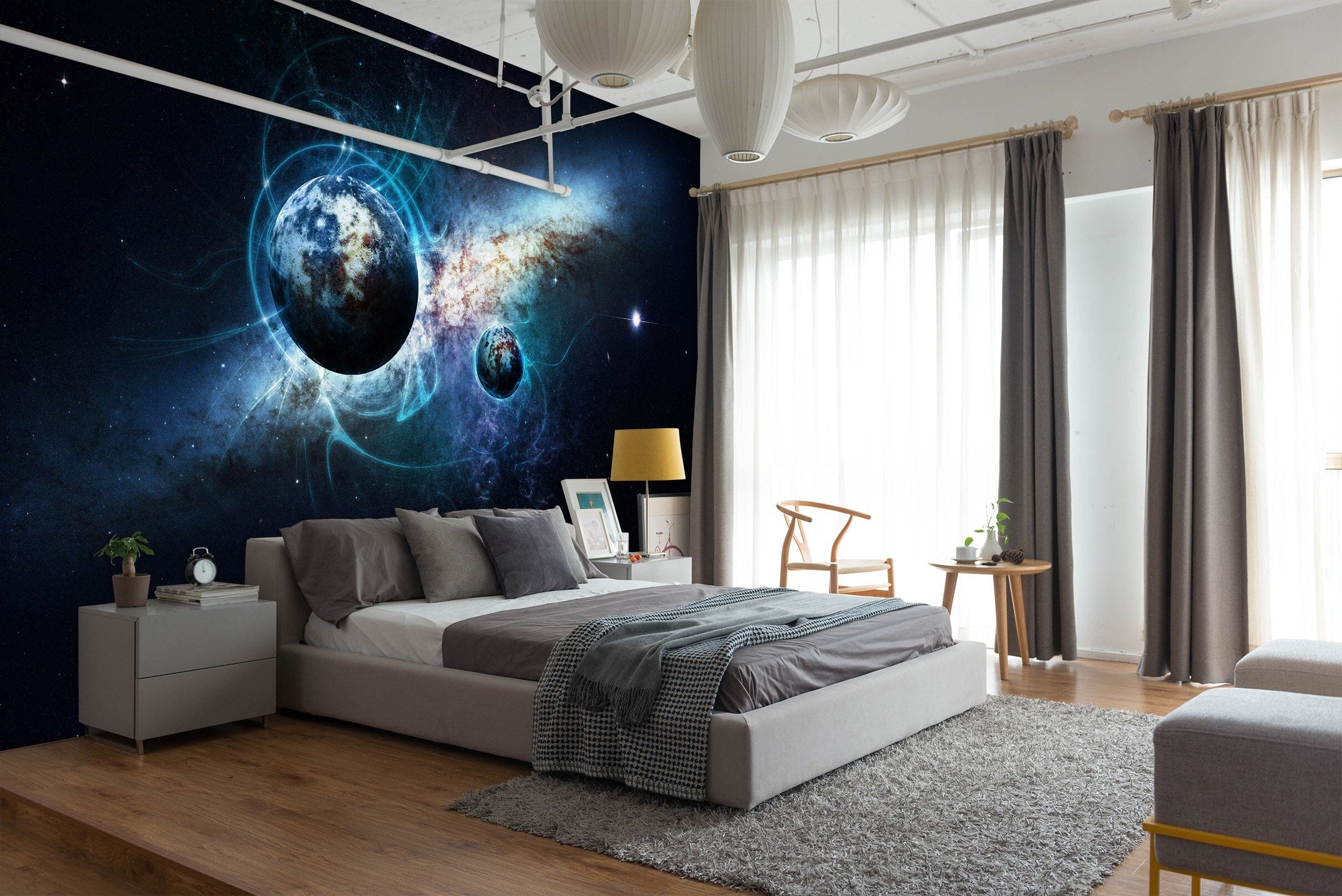 3D Planet Space 1744 Wall Murals Wallpaper AJ Wallpaper 2