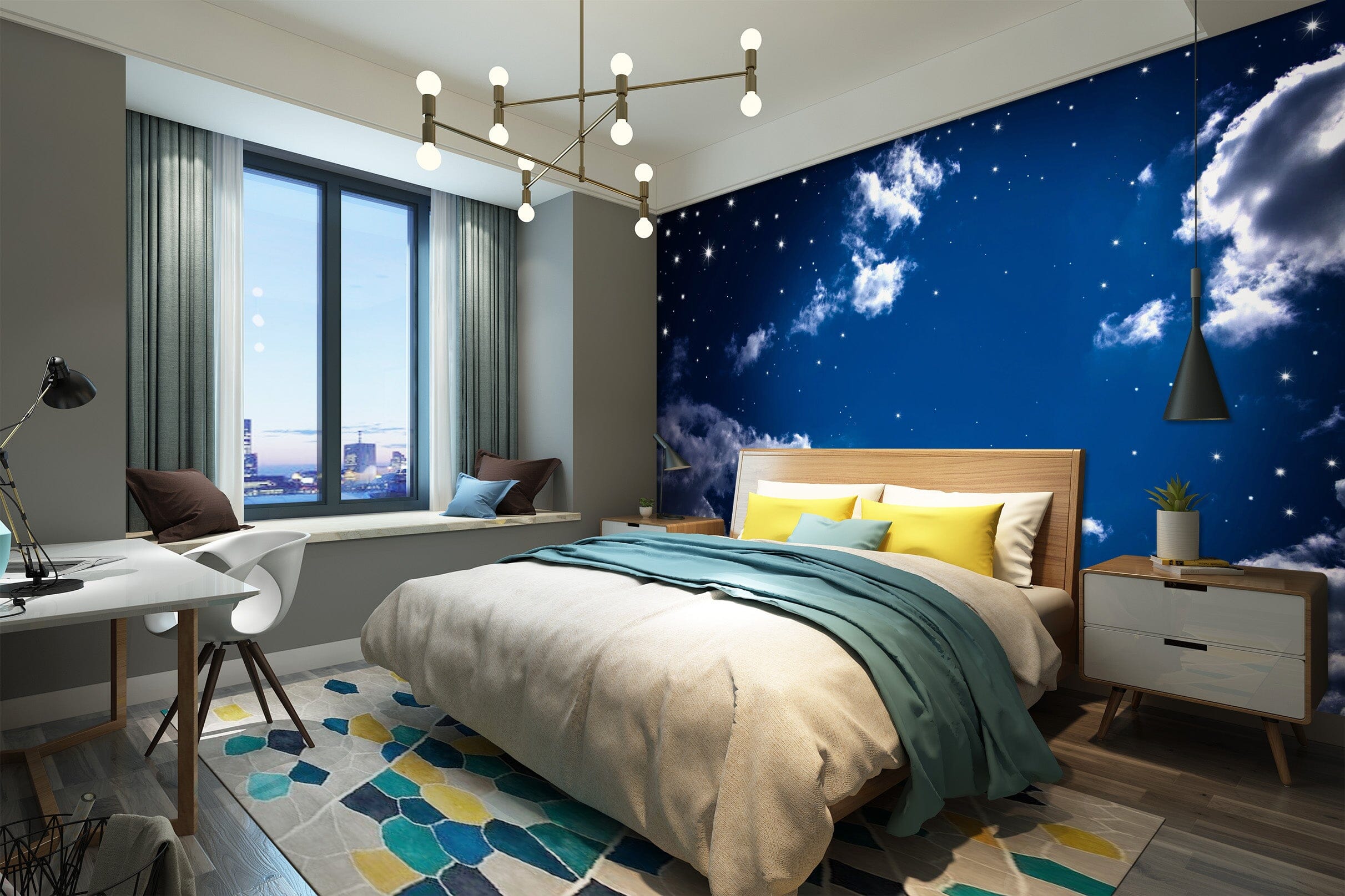 3D Starry Sky 1651 Wall Murals Wallpaper AJ Wallpaper 2