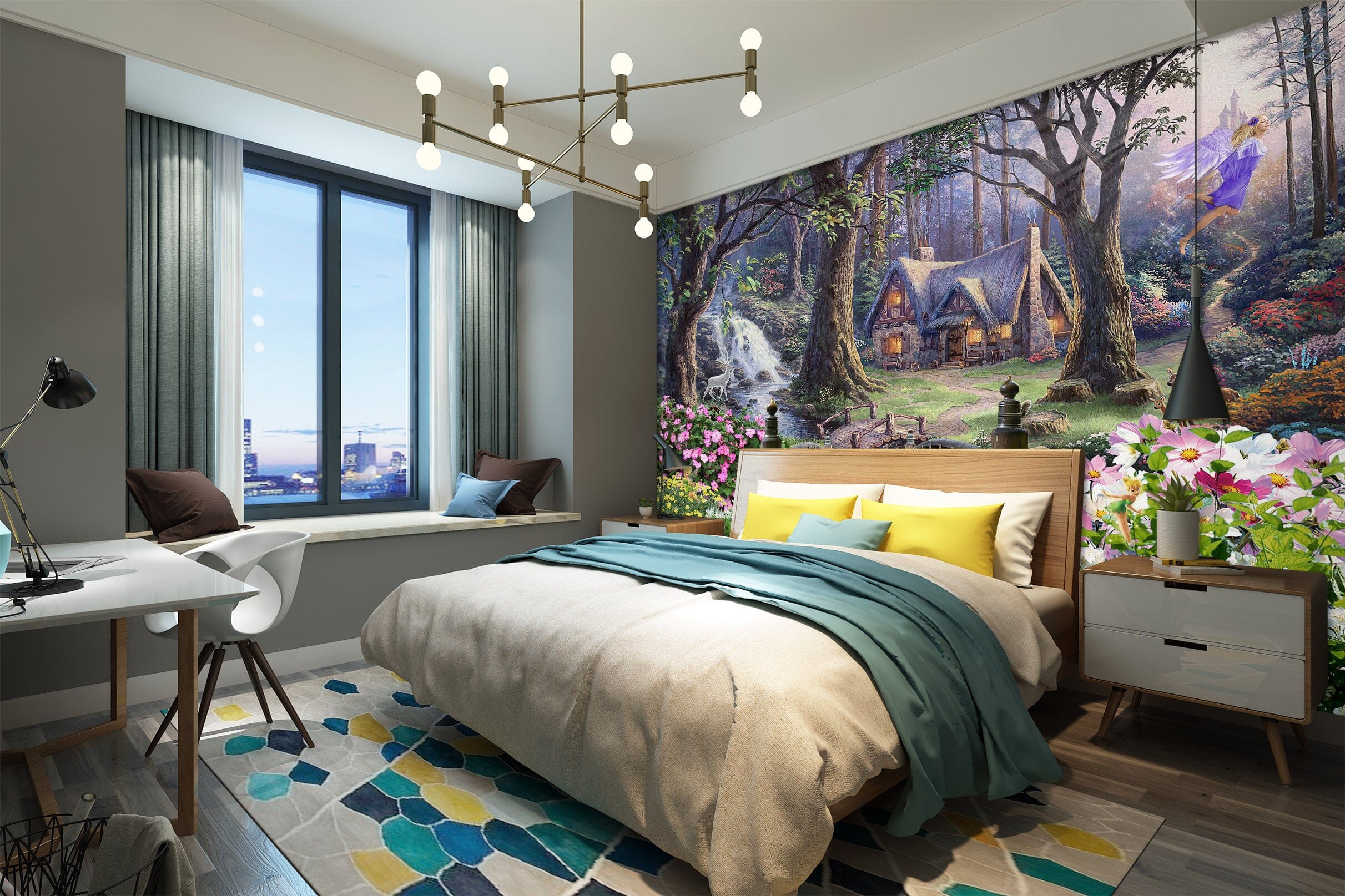 3D Mysterious Forest 1629 Wall Murals Wallpaper AJ Wallpaper 2