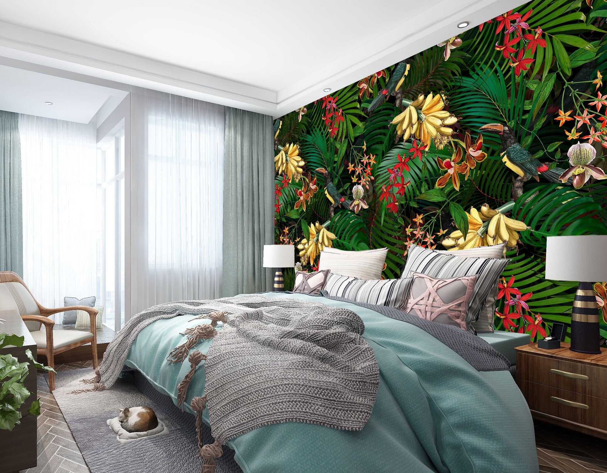 3D Woods Flowers 150 Uta Naumann Wall Mural Wall Murals Wallpaper AJ Wallpaper 2