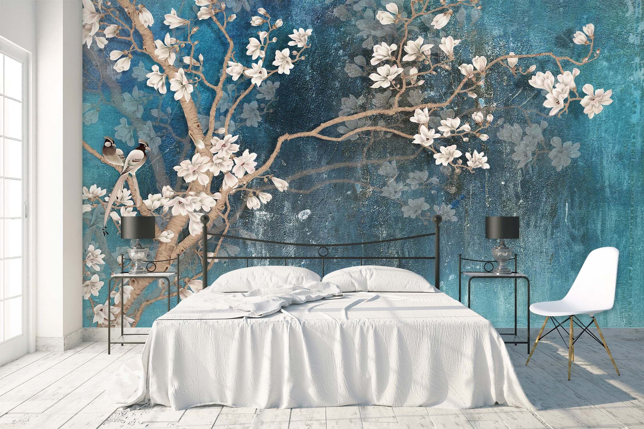 3D Red Plum 1608 Wall Murals Wallpaper AJ Wallpaper 2