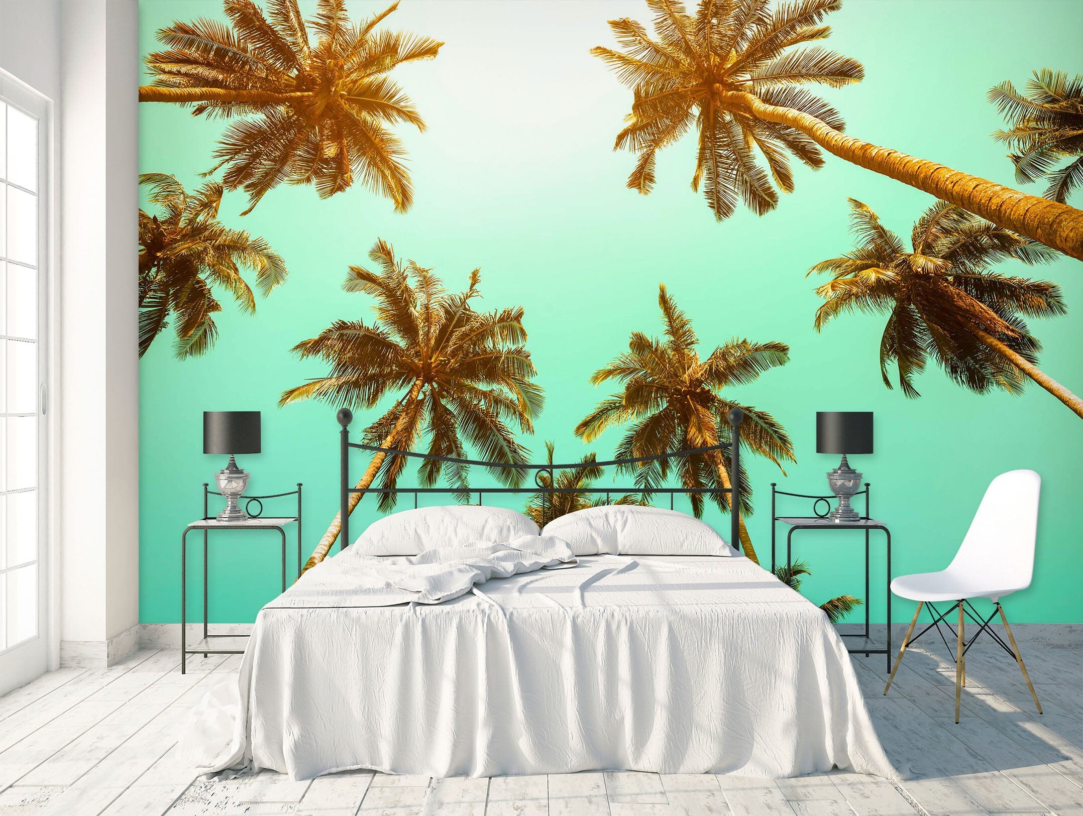 3D Coconut Tree 1677 Wall Murals Wallpaper AJ Wallpaper 2