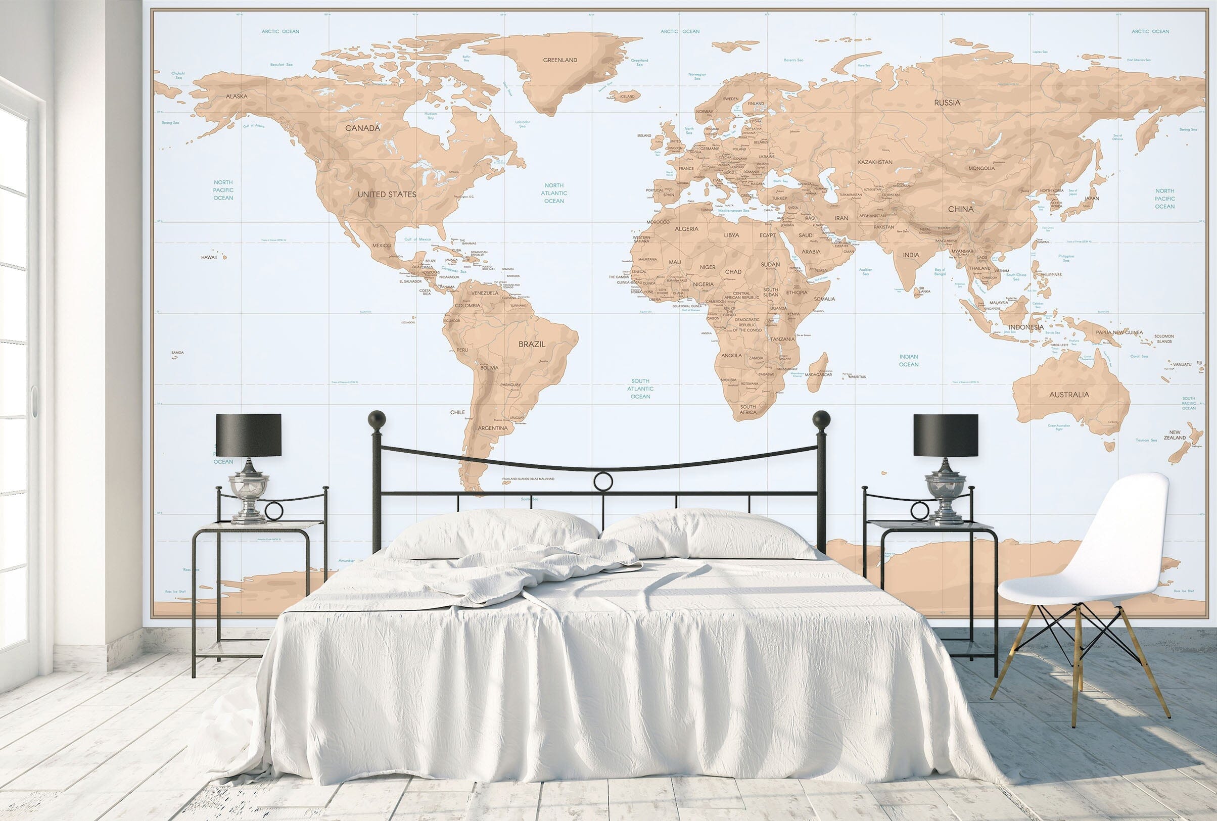 3D Abstract Pattern 2161 World Map Wall Murals Wallpaper AJ Wallpaper 2