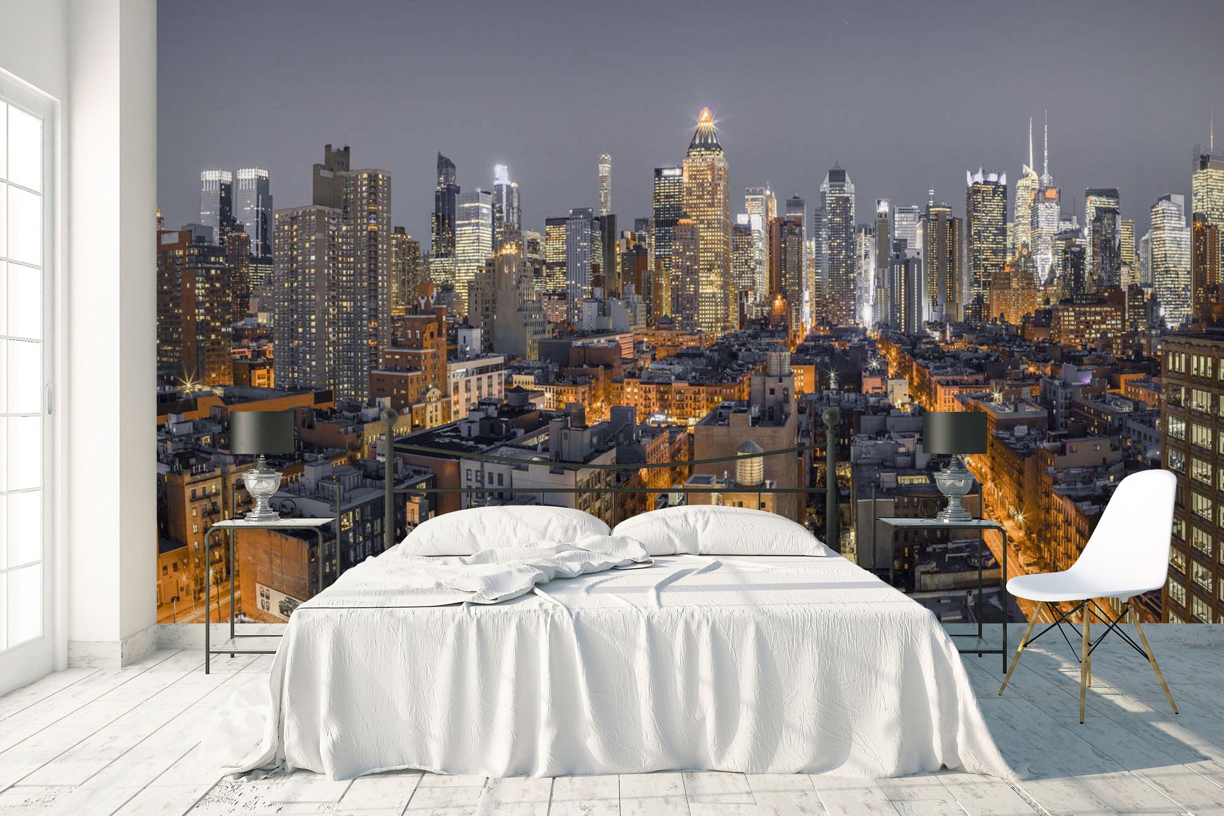 3D New York Night 025 Assaf Frank Wall Mural Wall Murals