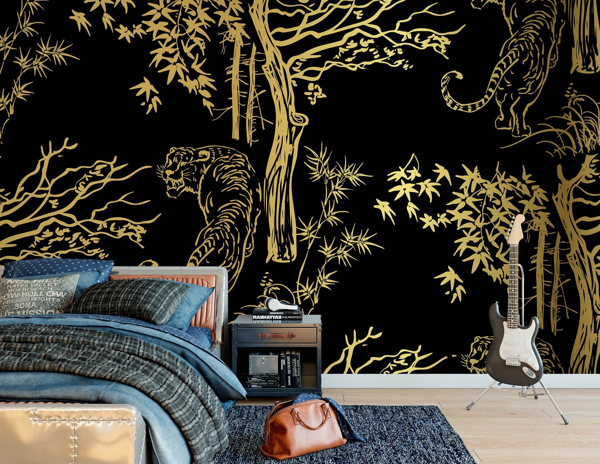 3D Tiger Tree 1143 Wall Murals Wallpaper AJ Wallpaper 2
