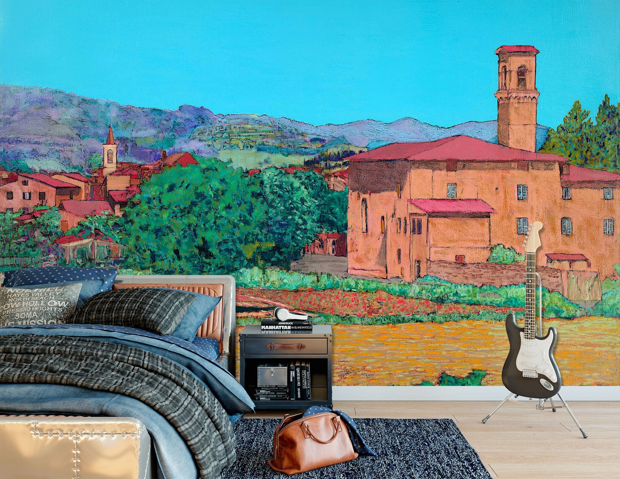 3D Painted Villa 252 Allan P. Friedlander Wall Mural Wall Murals Wallpaper AJ Wallpaper 2