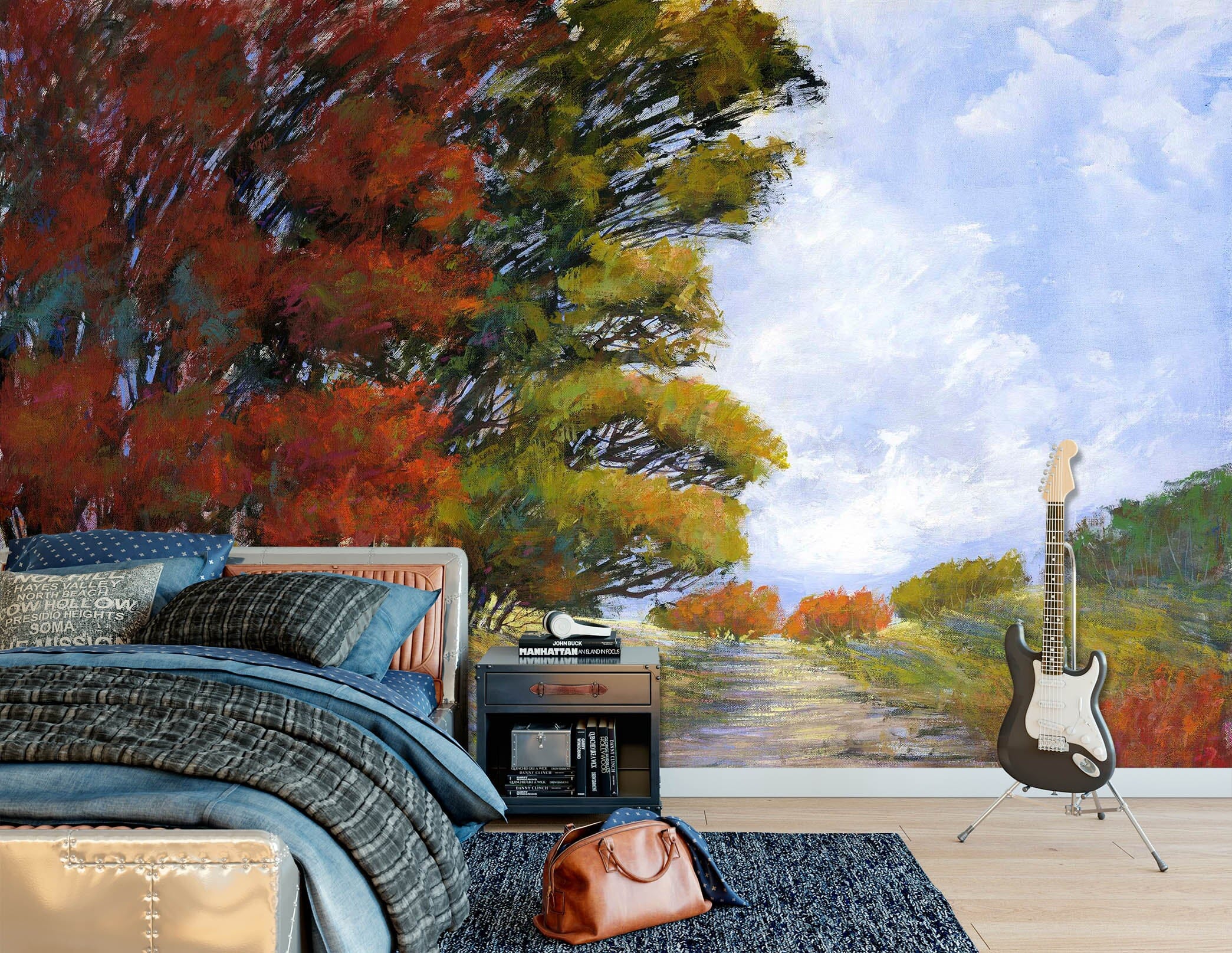 3D Forest River 1512 Michael Tienhaara Wall Mural Wall Murals Wallpaper AJ Wallpaper 2