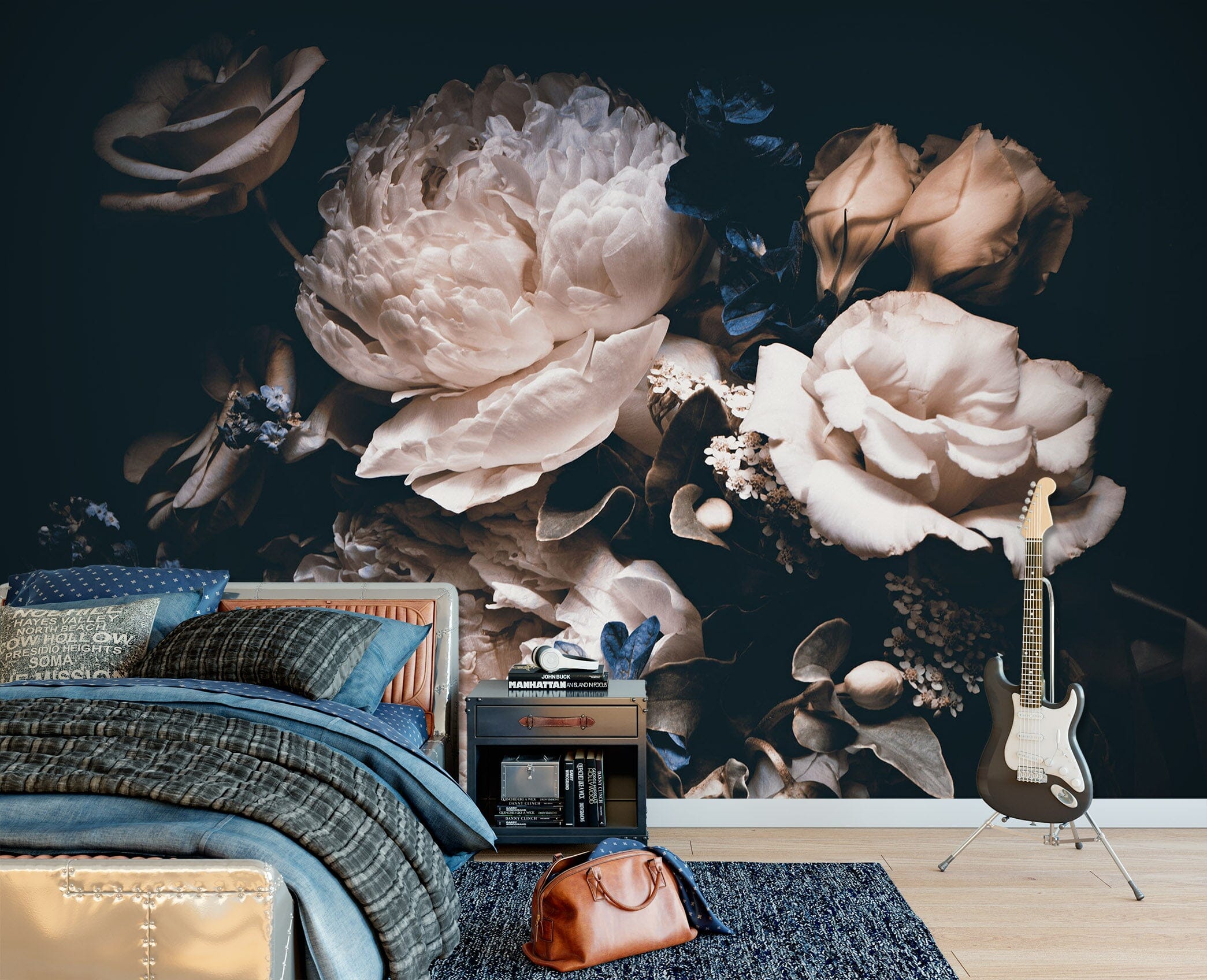 3D Vintage Flower 1678 Wall Murals Wallpaper AJ Wallpaper 2