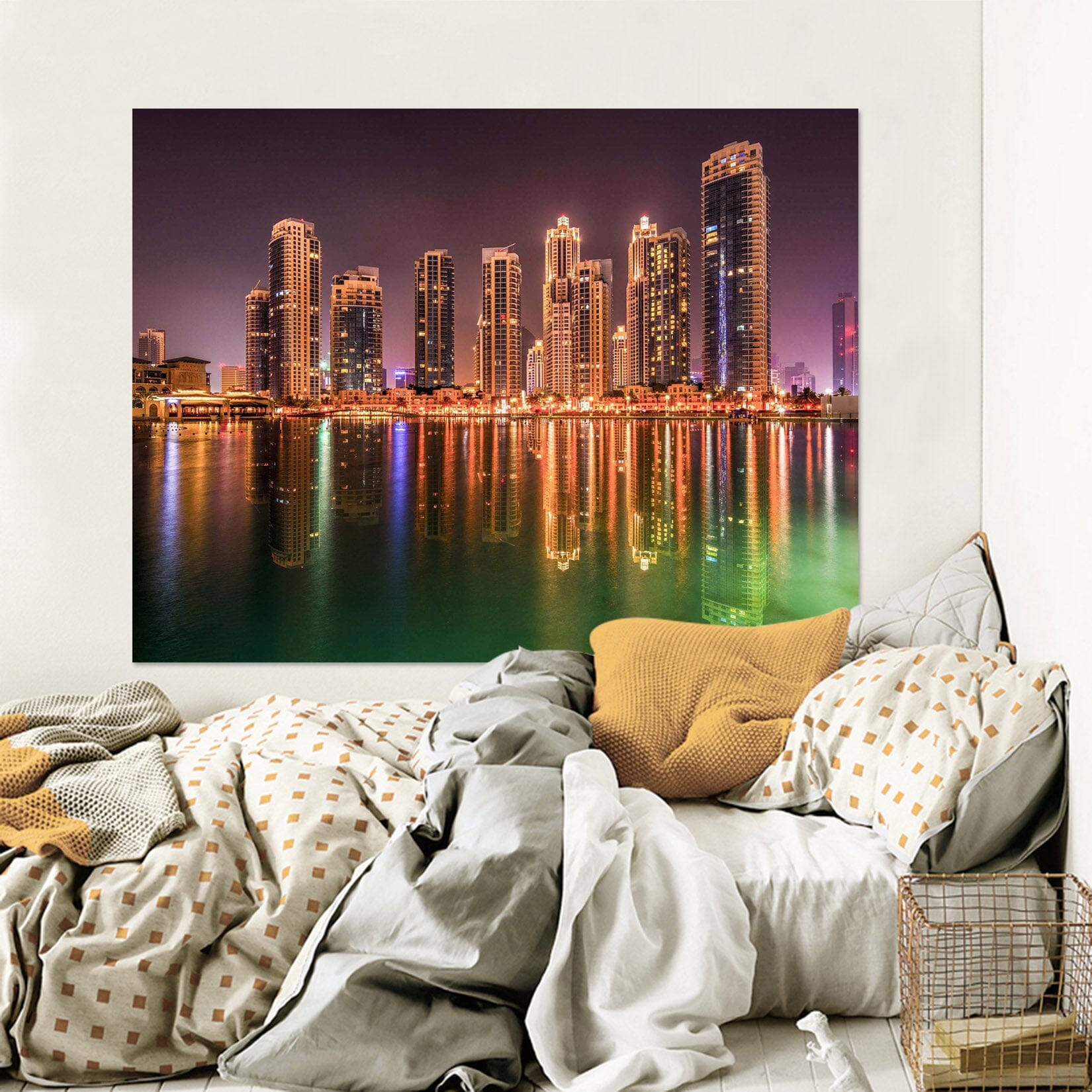 3D Night Lights 123 Marco Carmassi Wall Sticker Wallpaper AJ Wallpaper 2