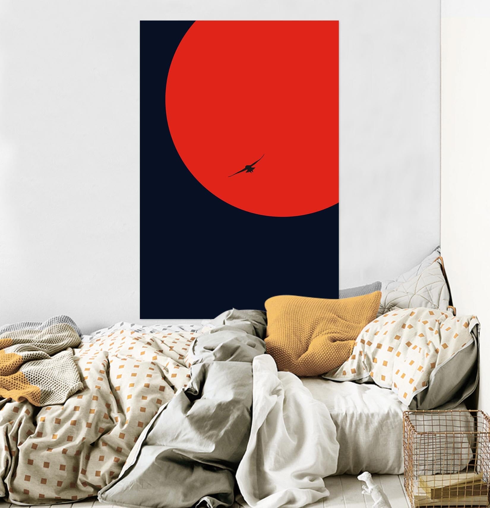 3D Red Sun 190 Boris Draschoff Wall Sticker Wallpaper AJ Wallpaper 2