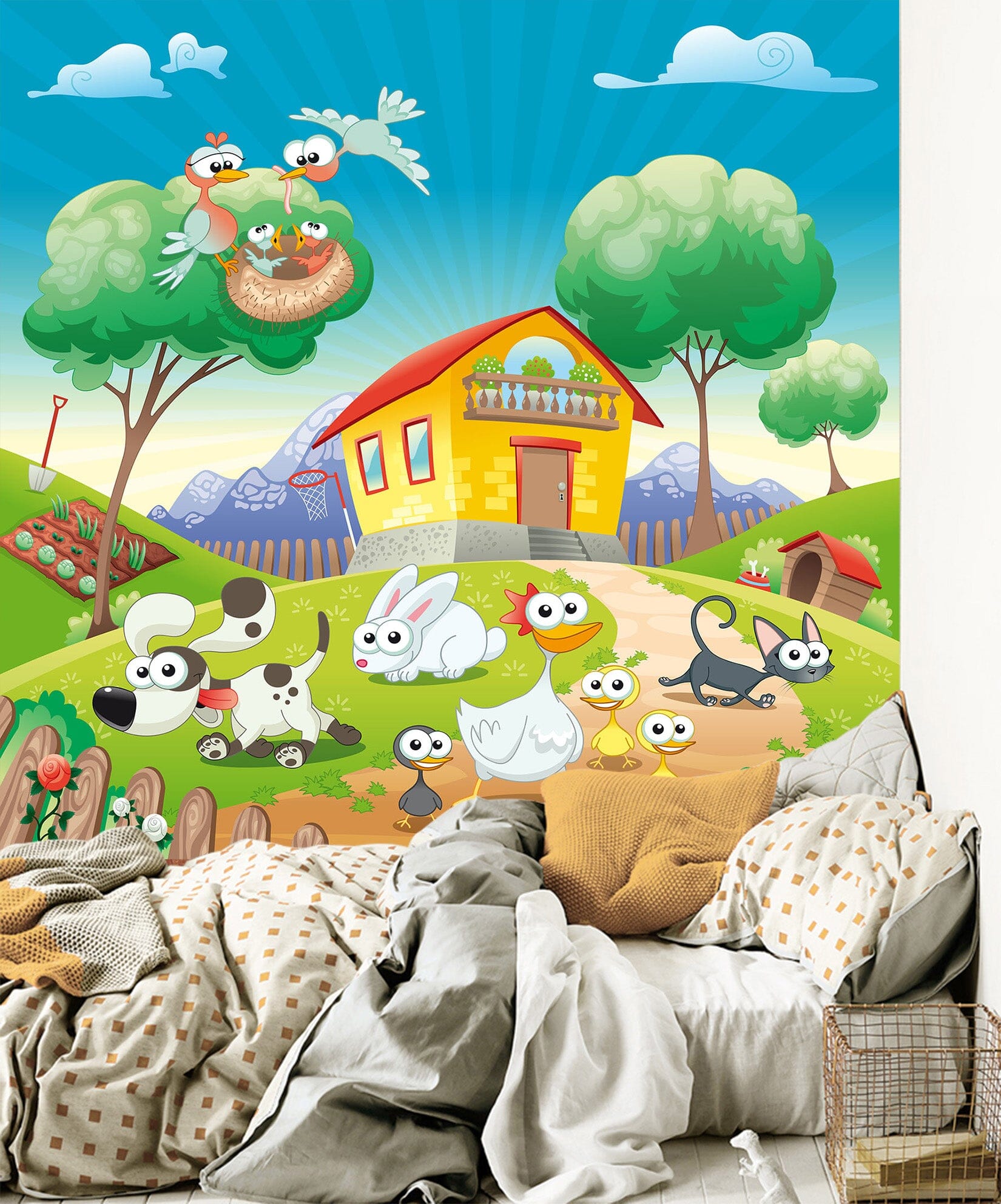 3D Country House 1660 Wall Murals Wallpaper AJ Wallpaper 2