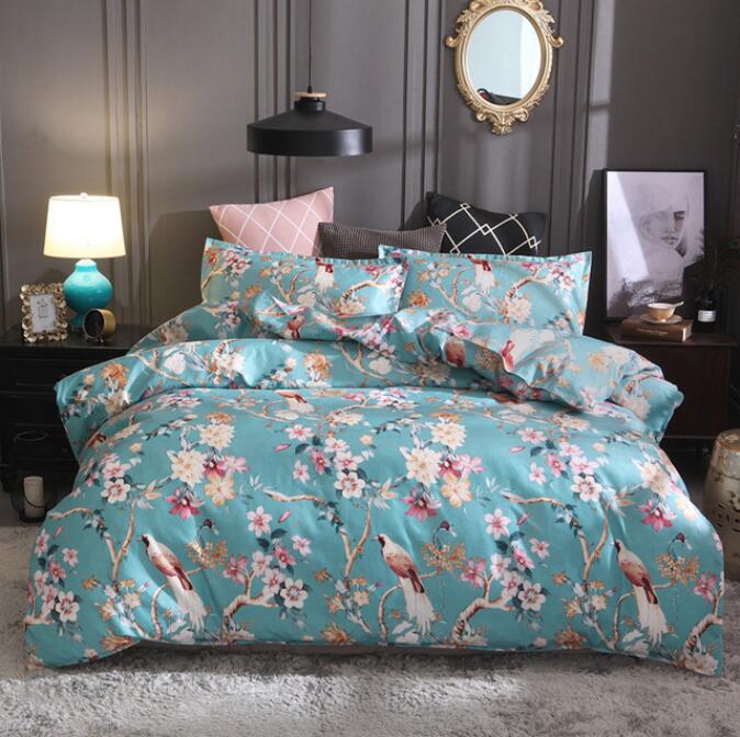 3D Flower Bird 2118 Bed Pillowcases Quilt