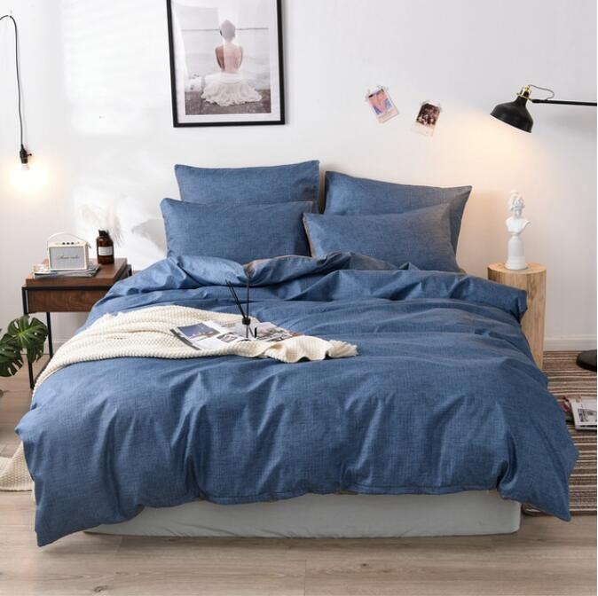 3D Navy Blue 12021 Bed Pillowcases Quilt