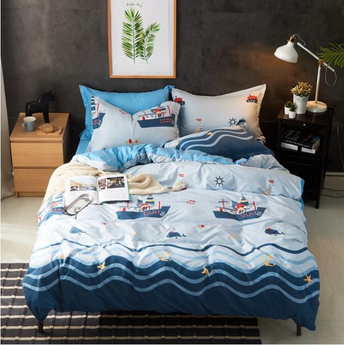 3D Ferry Wave 2145 Bed Pillowcases Quilt