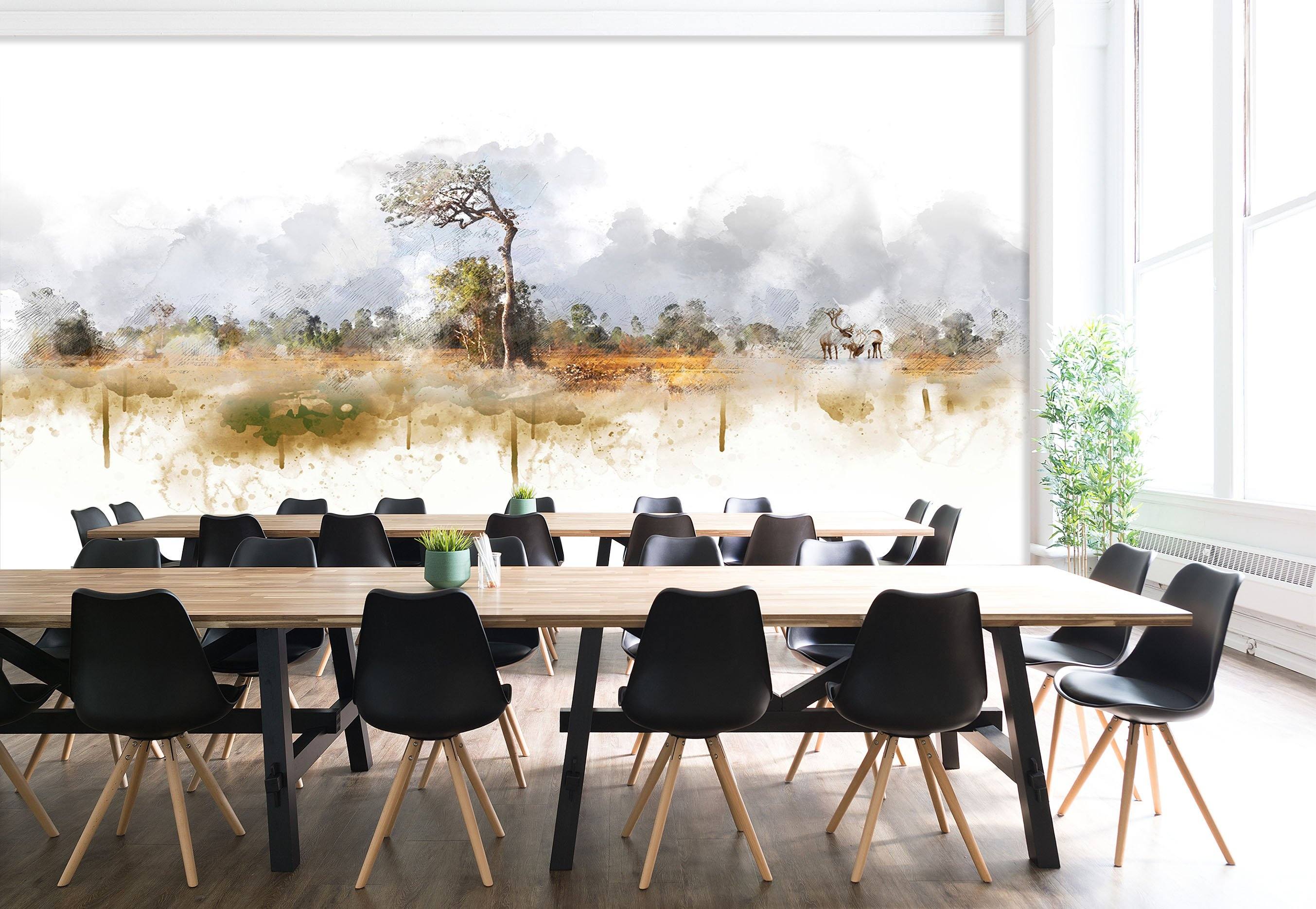 3D Oil Painting Eucalyptus 486 Wallpaper AJ Wallpaper 2