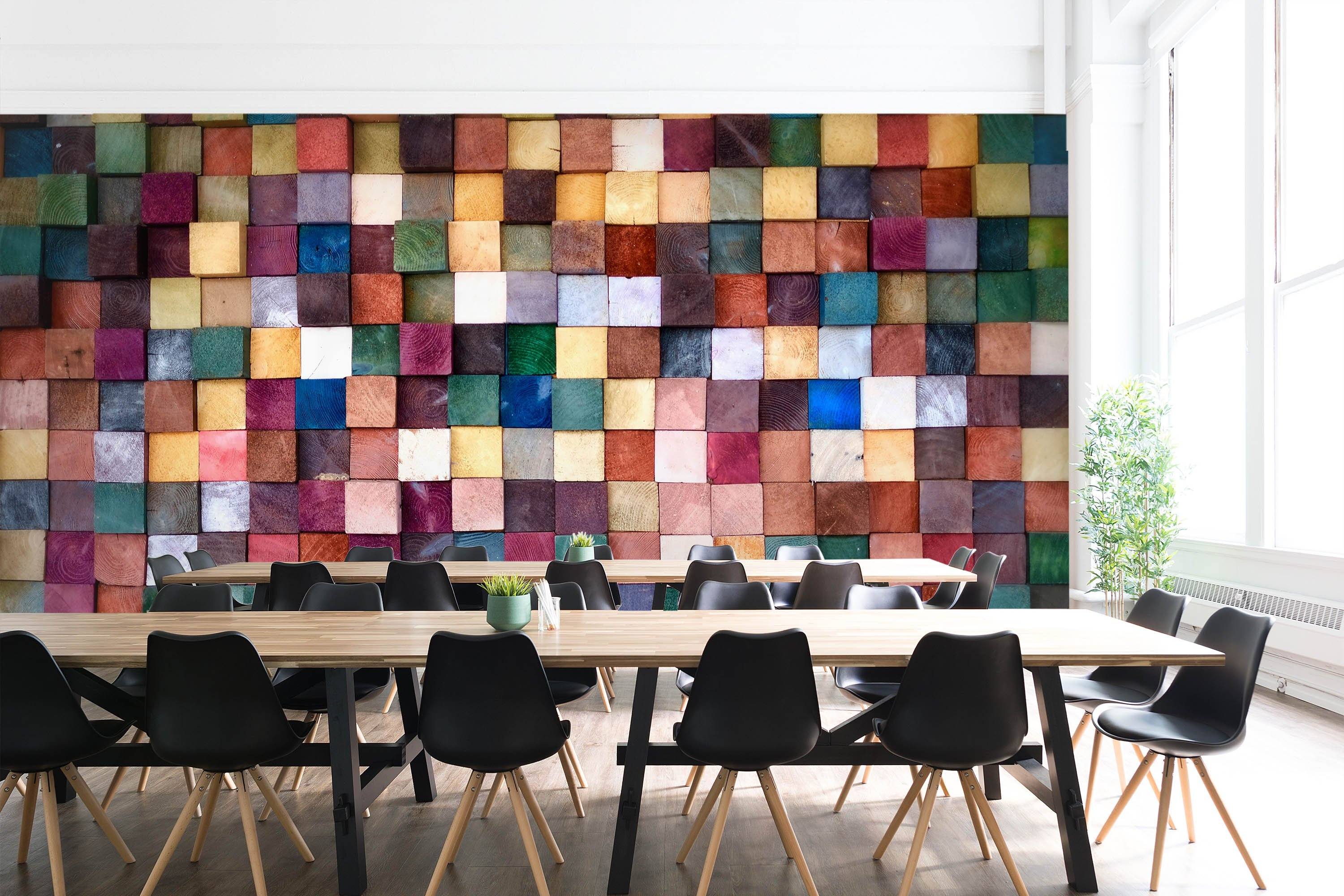 3D Colorful Annual Rings 057 Marble Tile Texture Wallpaper AJ Wallpaper 2