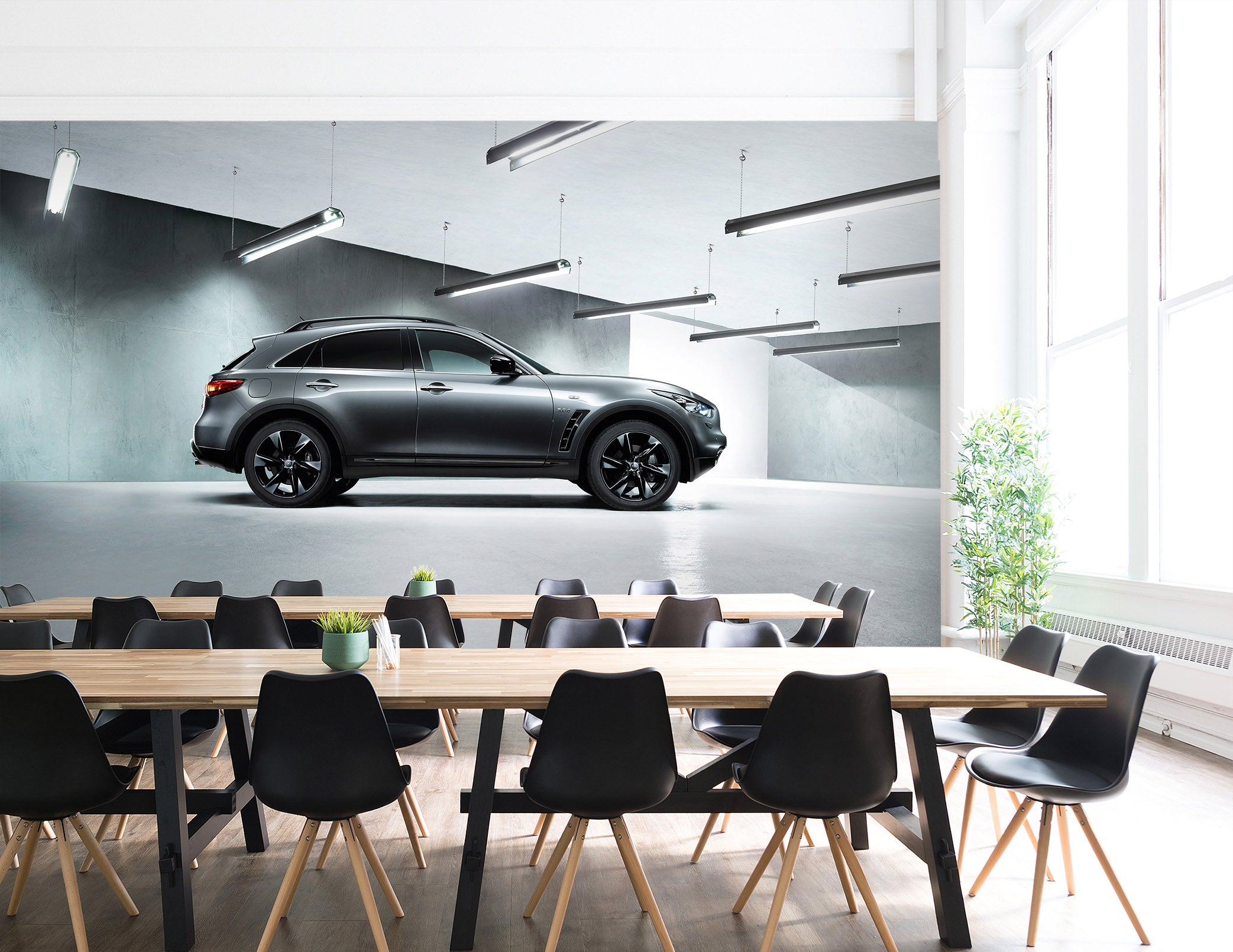 3D Light Car Field 006 Wall Murals Wallpaper AJ Wallpaper 2