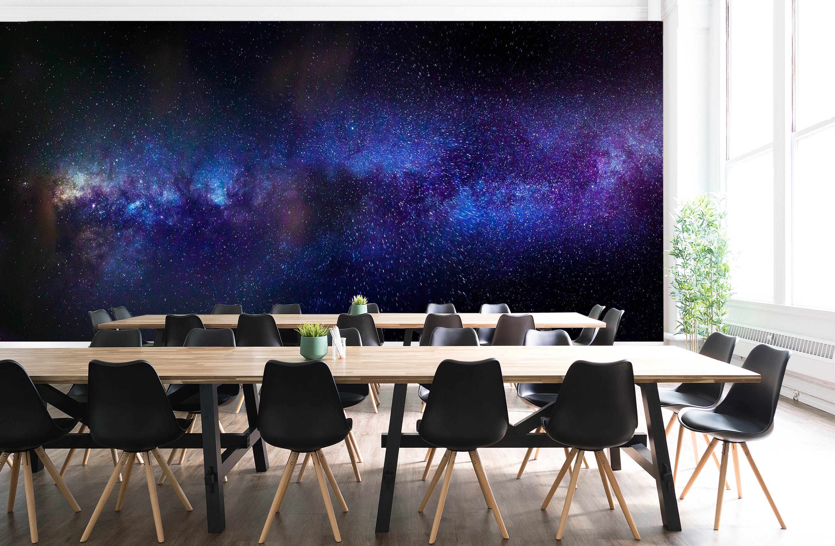 3D Blue Galaxy 1139 Wall Murals Wallpaper AJ Wallpaper 2