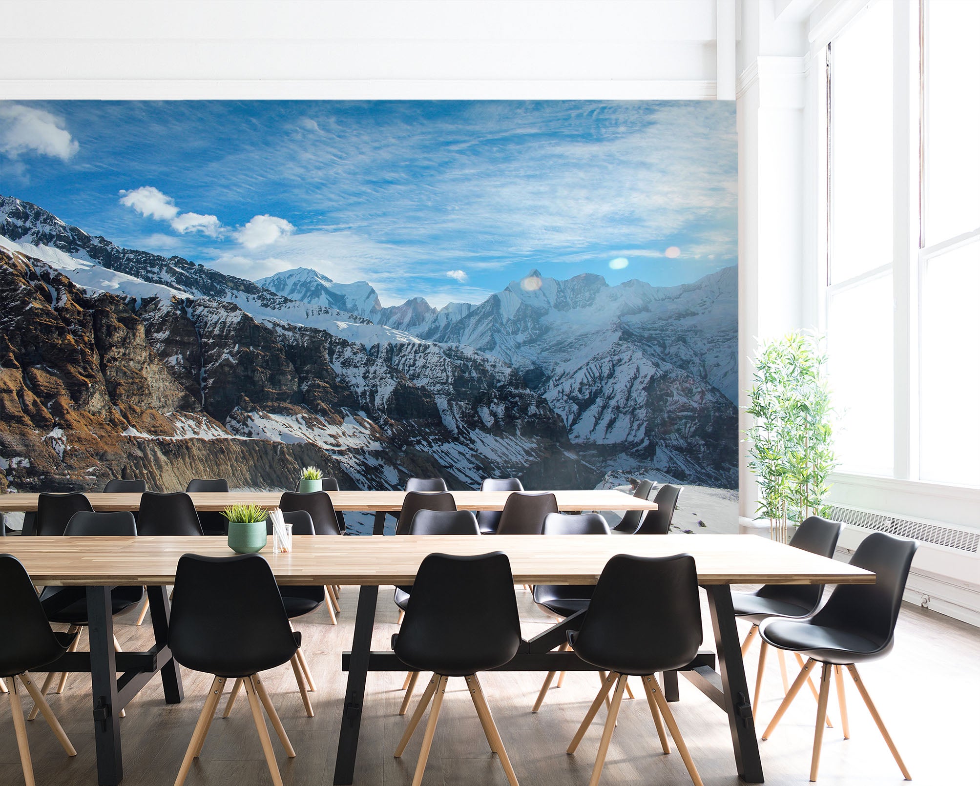 3D Sky Snow Nature 008 Wall Murals