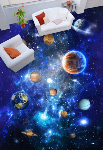 3D Beautiful Planet 004 Floor Mural Wallpaper AJ Wallpaper 2