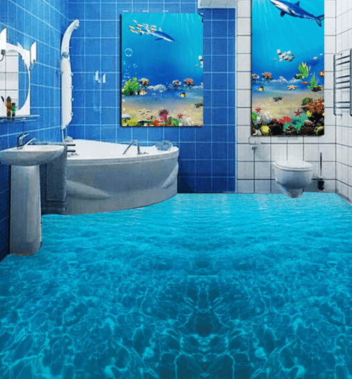 3D Beautiful Sea 159 Floor Mural Wallpaper AJ Wallpaper 2
