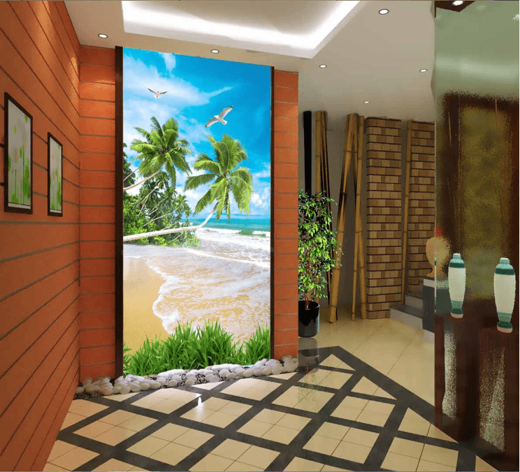 Waves On Beach Wallpaper AJ Wallpaper 2