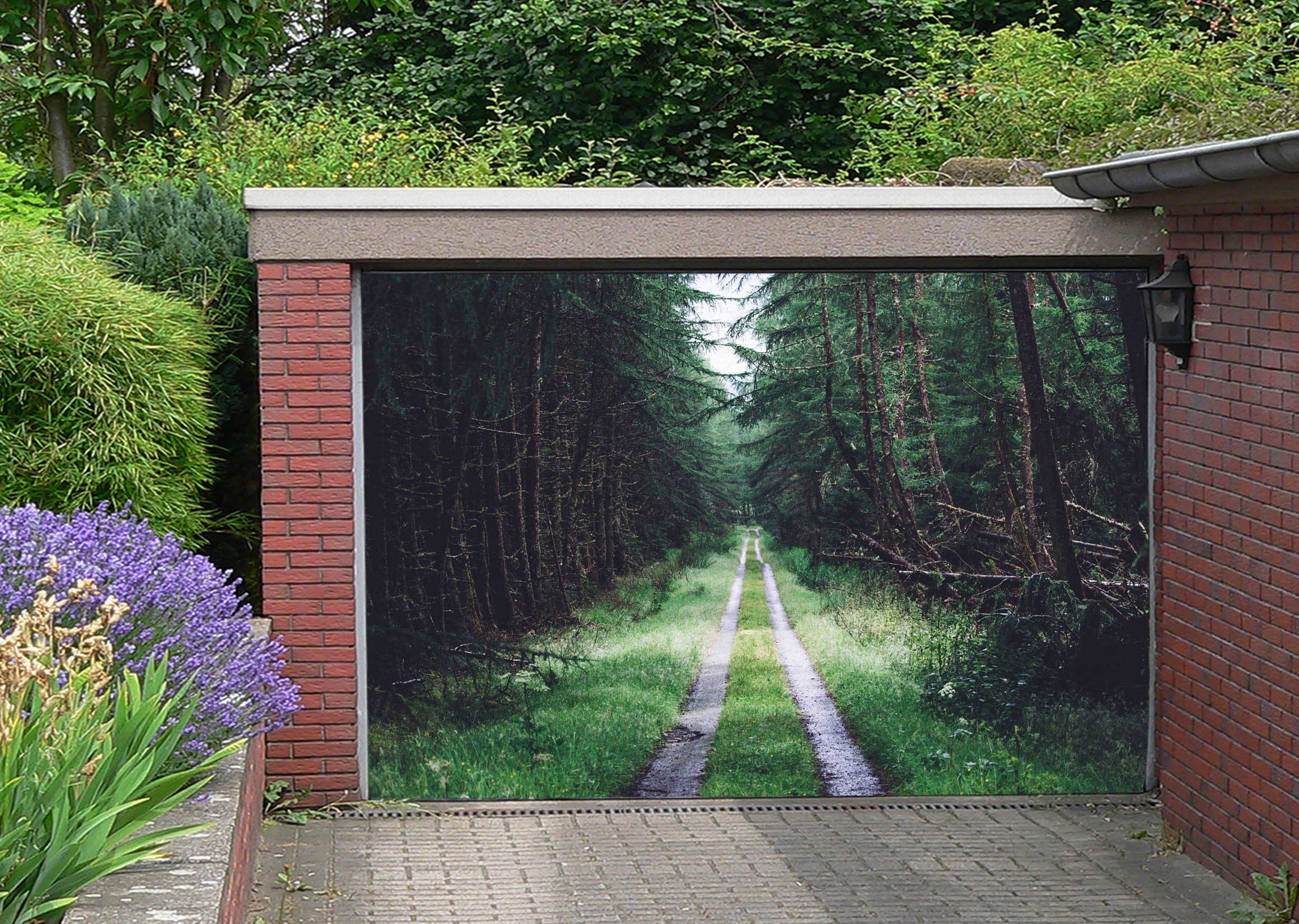 3D Forest Road Scenery 345 Garage Door Mural Wallpaper AJ Wallpaper