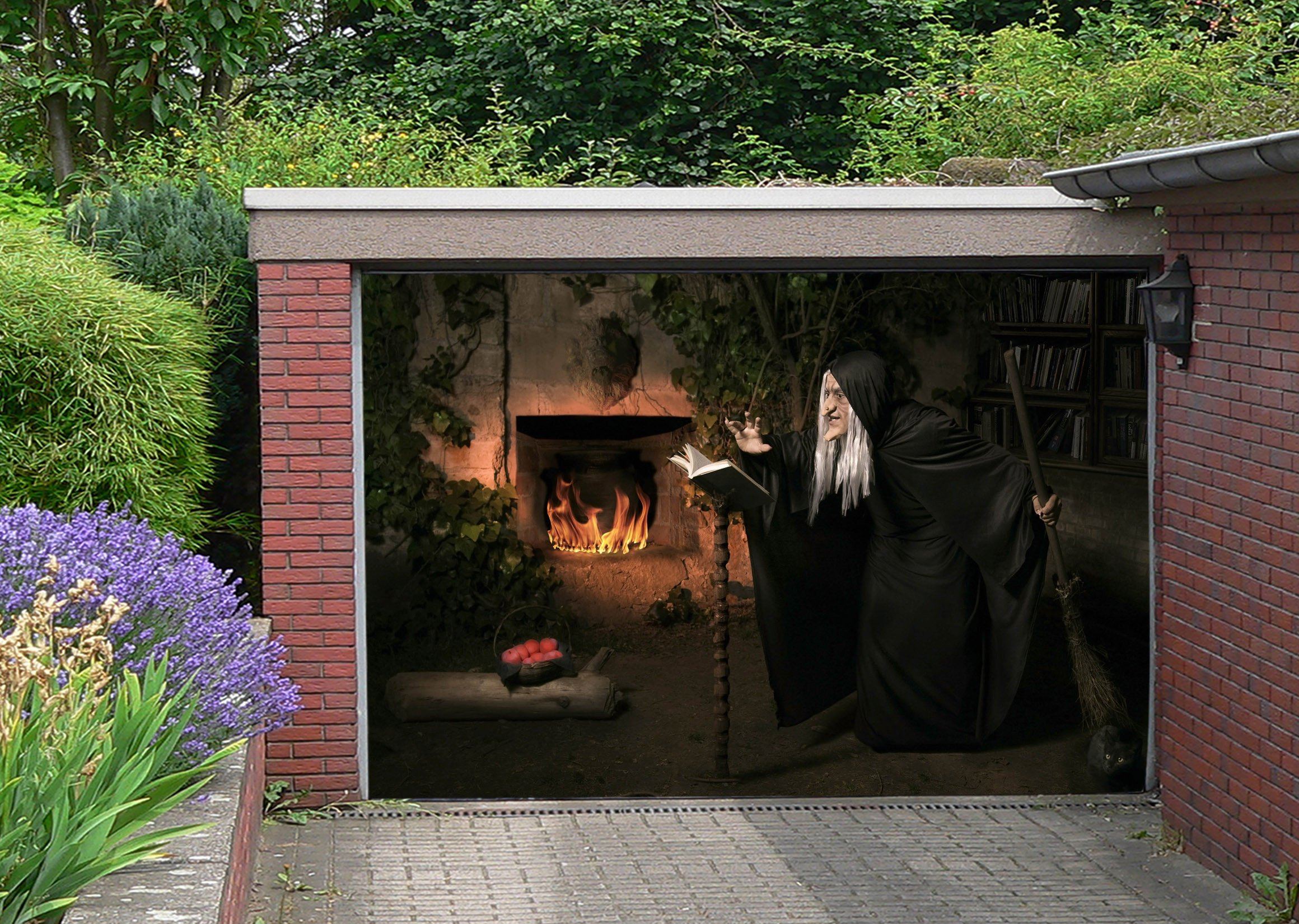 3D Ancient Magician 449 Garage Door Mural Wallpaper AJ Wallpaper