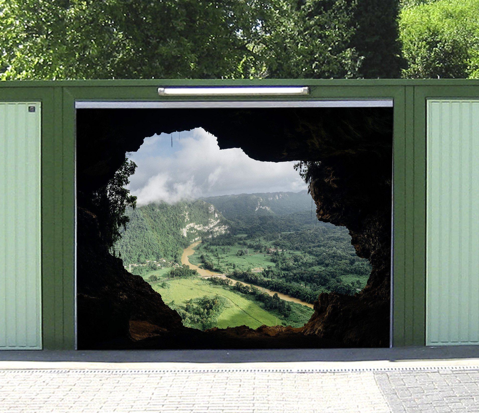 3D Cave Scenery 95 Garage Door Mural Wallpaper AJ Wallpaper