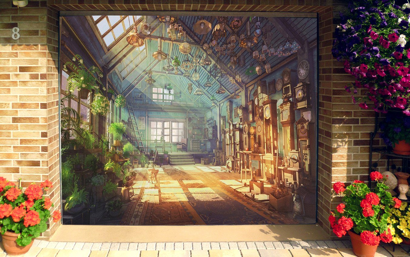 3D Pretty House 319 Garage Door Mural Wallpaper AJ Wallpaper