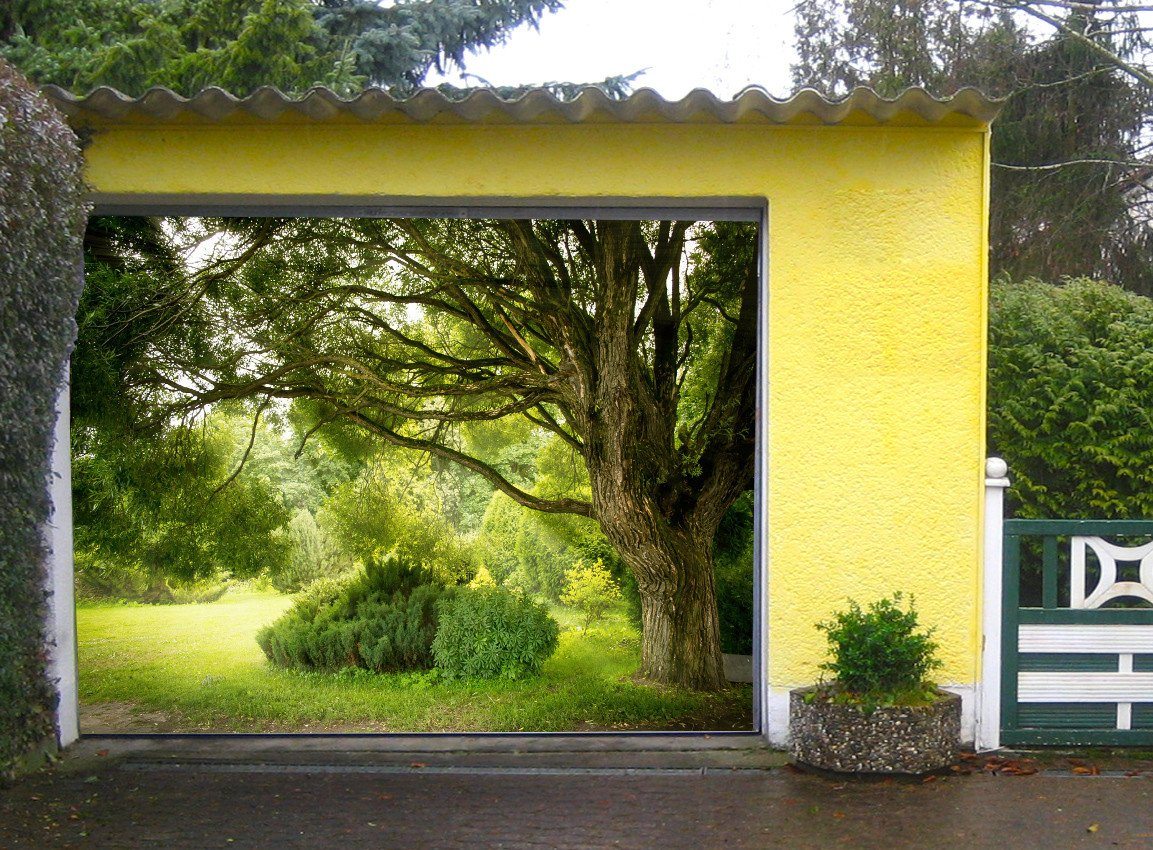 3D Grassland Trees 273 Garage Door Mural Wallpaper AJ Wallpaper