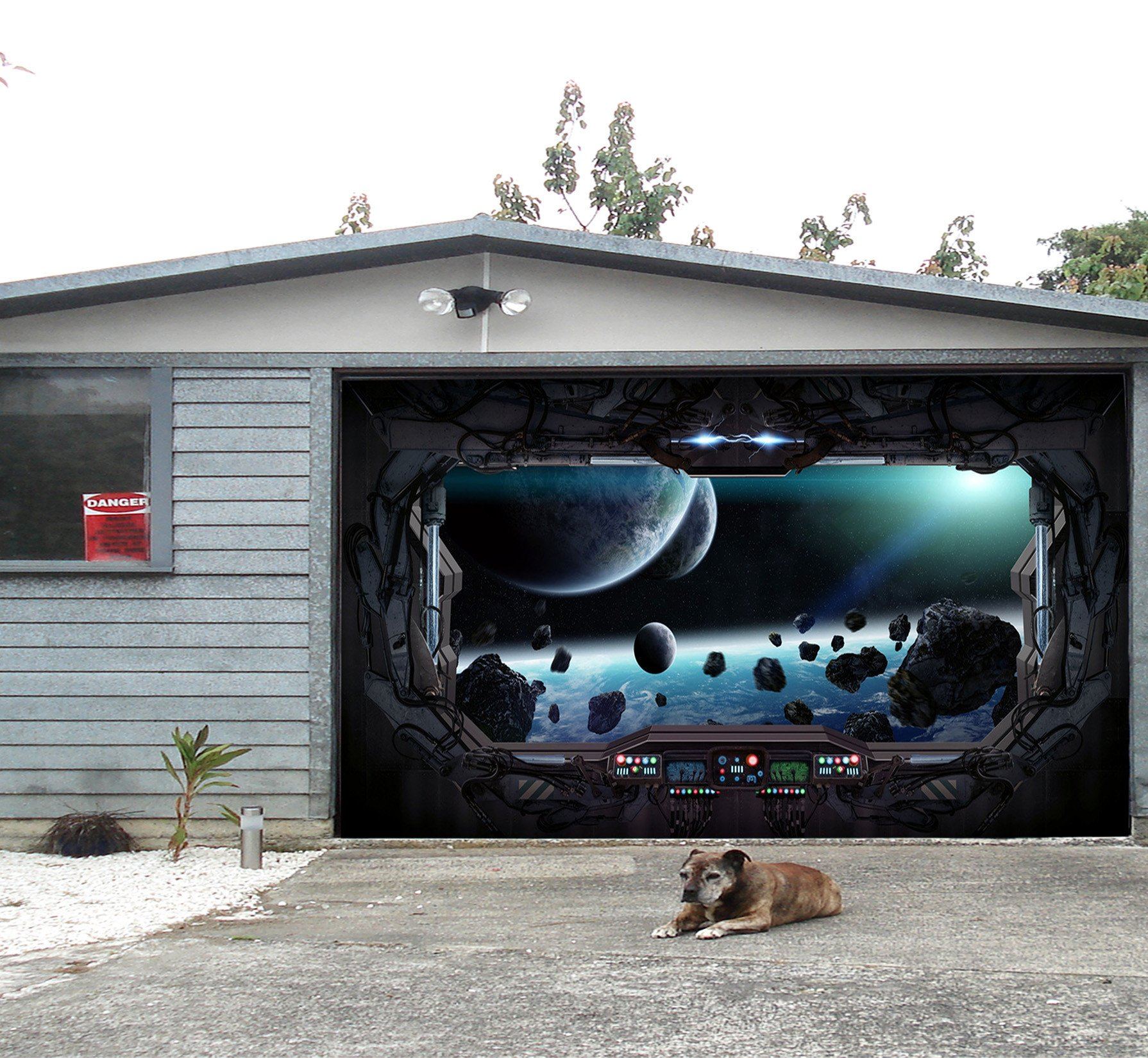 3D Space Scenery 375 Garage Door Mural Wallpaper AJ Wallpaper