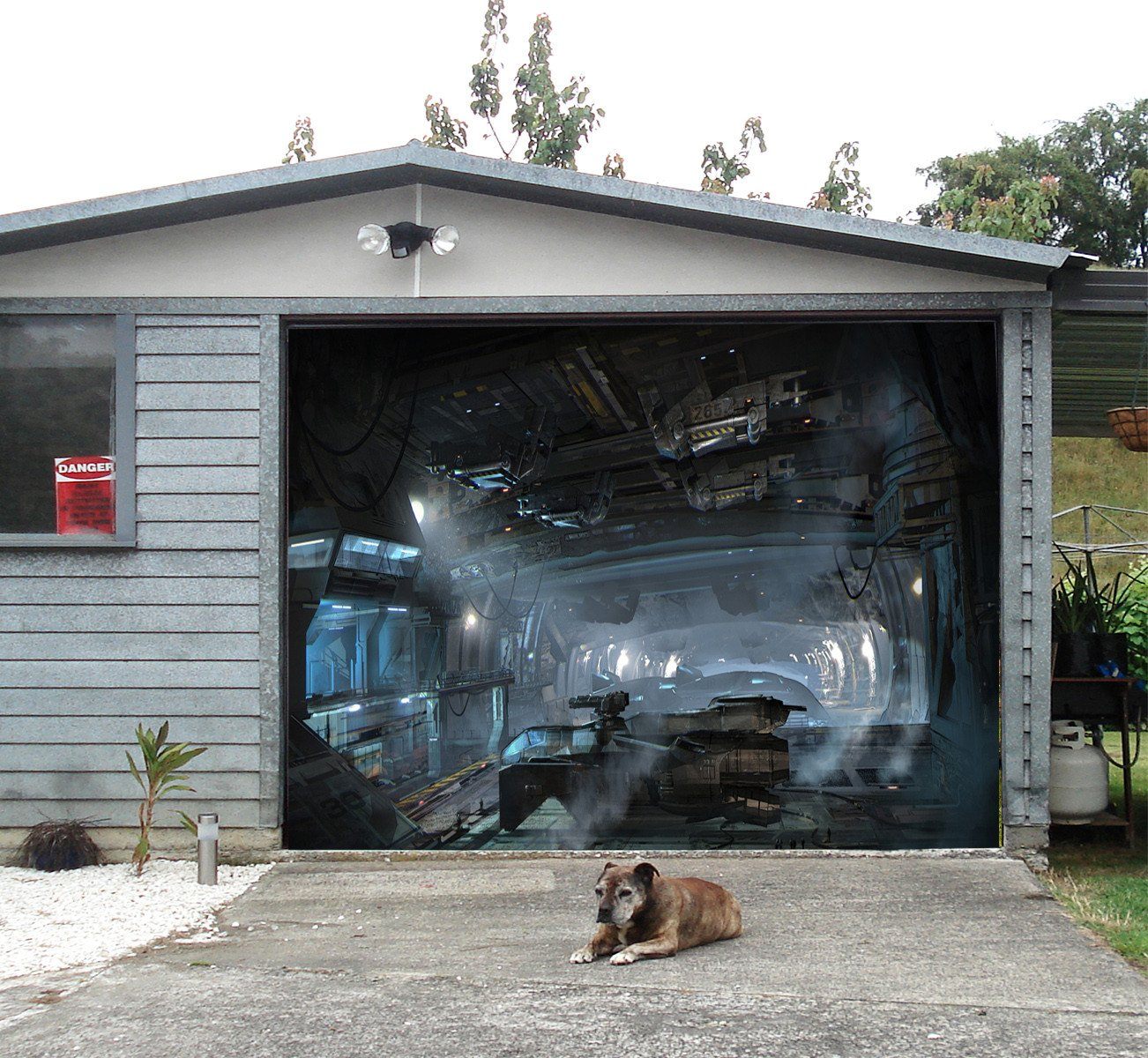 3D Manufacturing Workshop 284 Garage Door Mural Wallpaper AJ Wallpaper