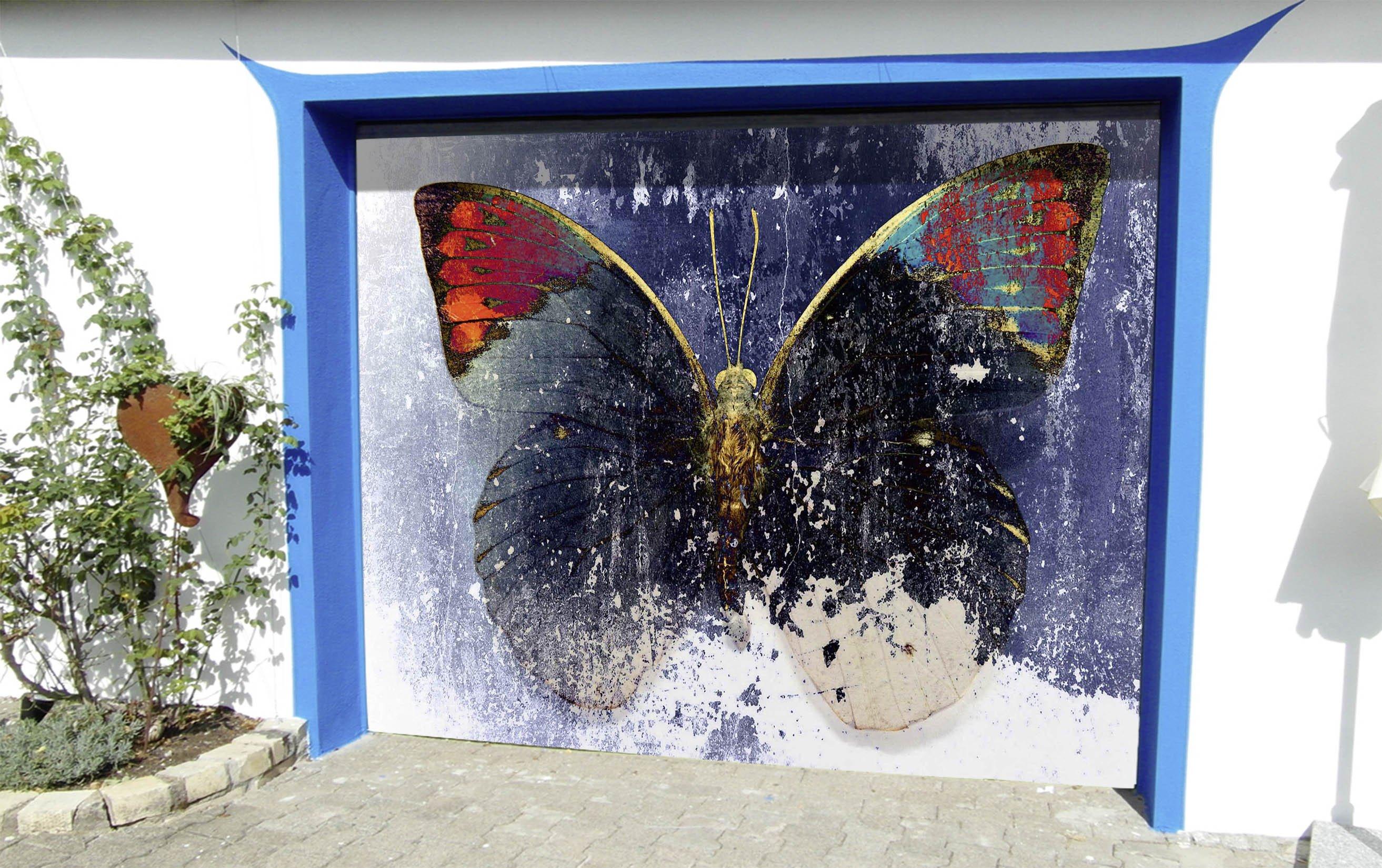 3D Color Butterfly 435 Garage Door Mural Wallpaper AJ Wallpaper