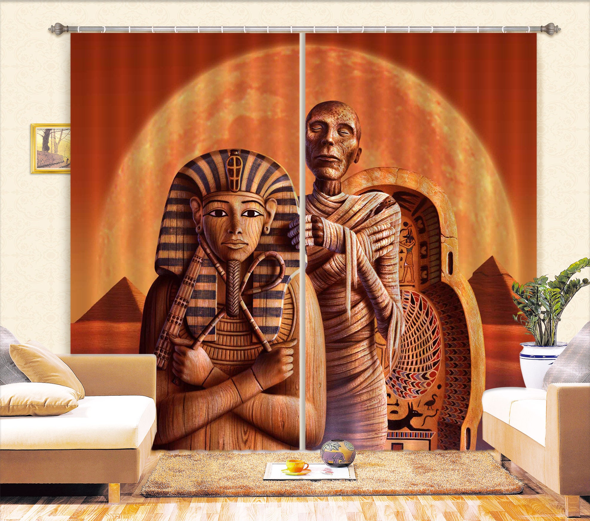 3D Pyramid 86085 Jerry LoFaro Curtain Curtains Drapes