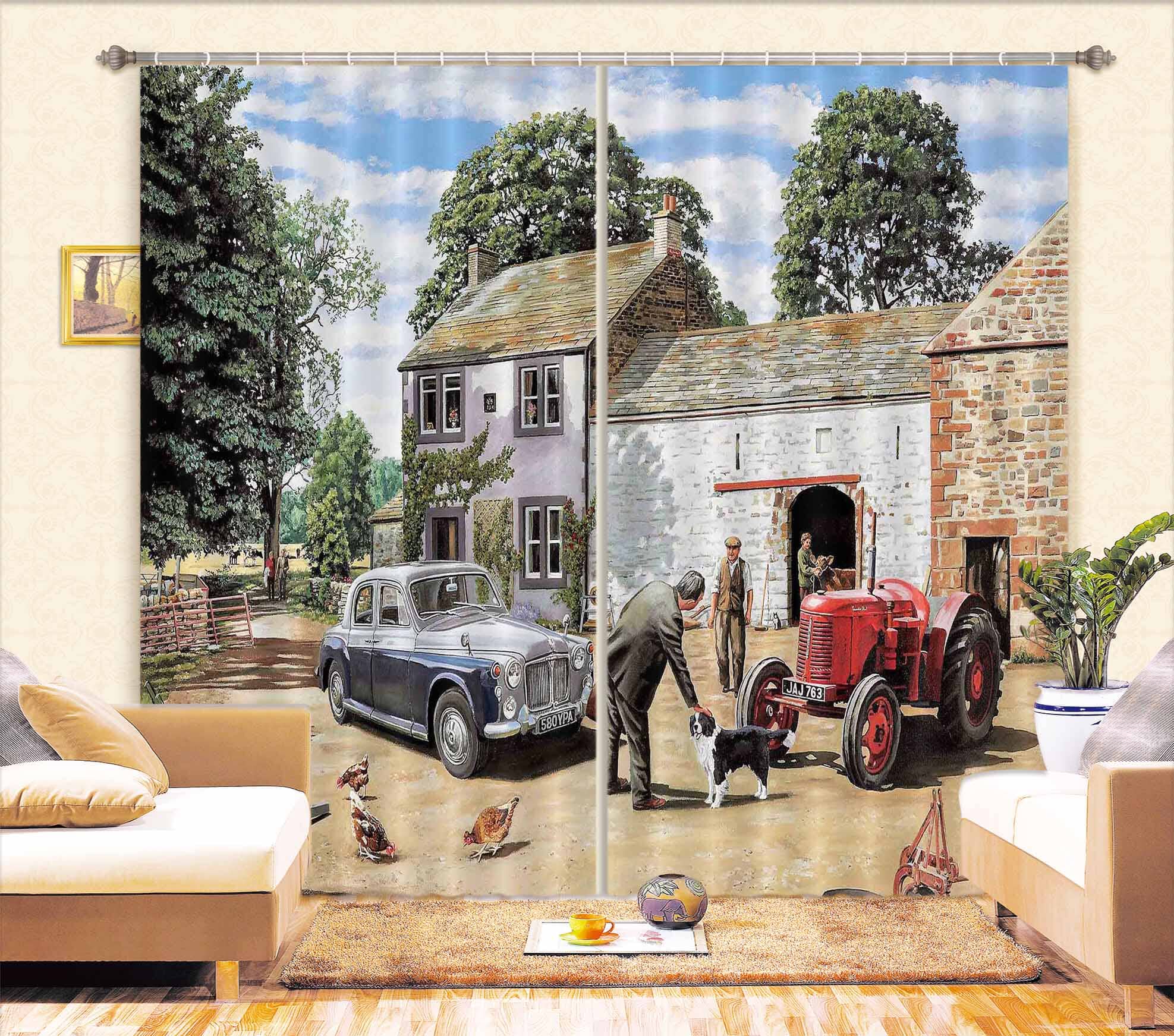 3D Greeting The Vet 066 Trevor Mitchell Curtain Curtains Drapes Curtains AJ Creativity Home