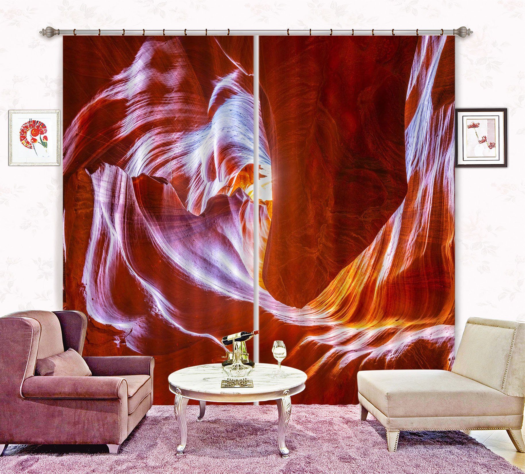 3D Abstract Pattern 044 Marco Carmassi Curtain Curtains Drapes Curtains AJ Creativity Home