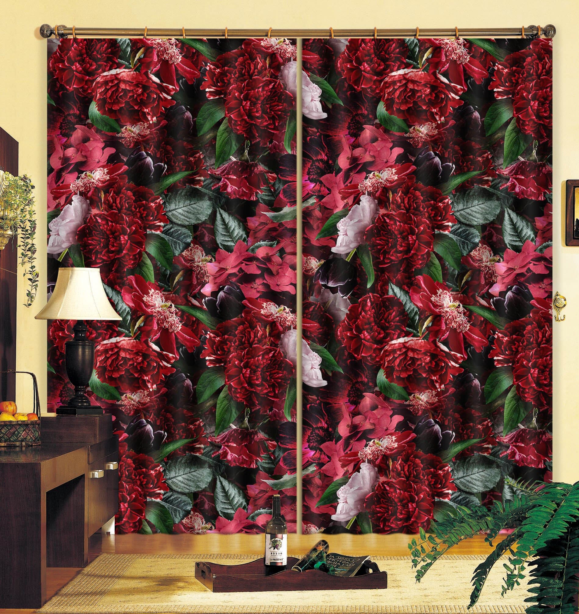 3D Flower Garden 152 Uta Naumann Curtain Curtains Drapes Curtains AJ Creativity Home