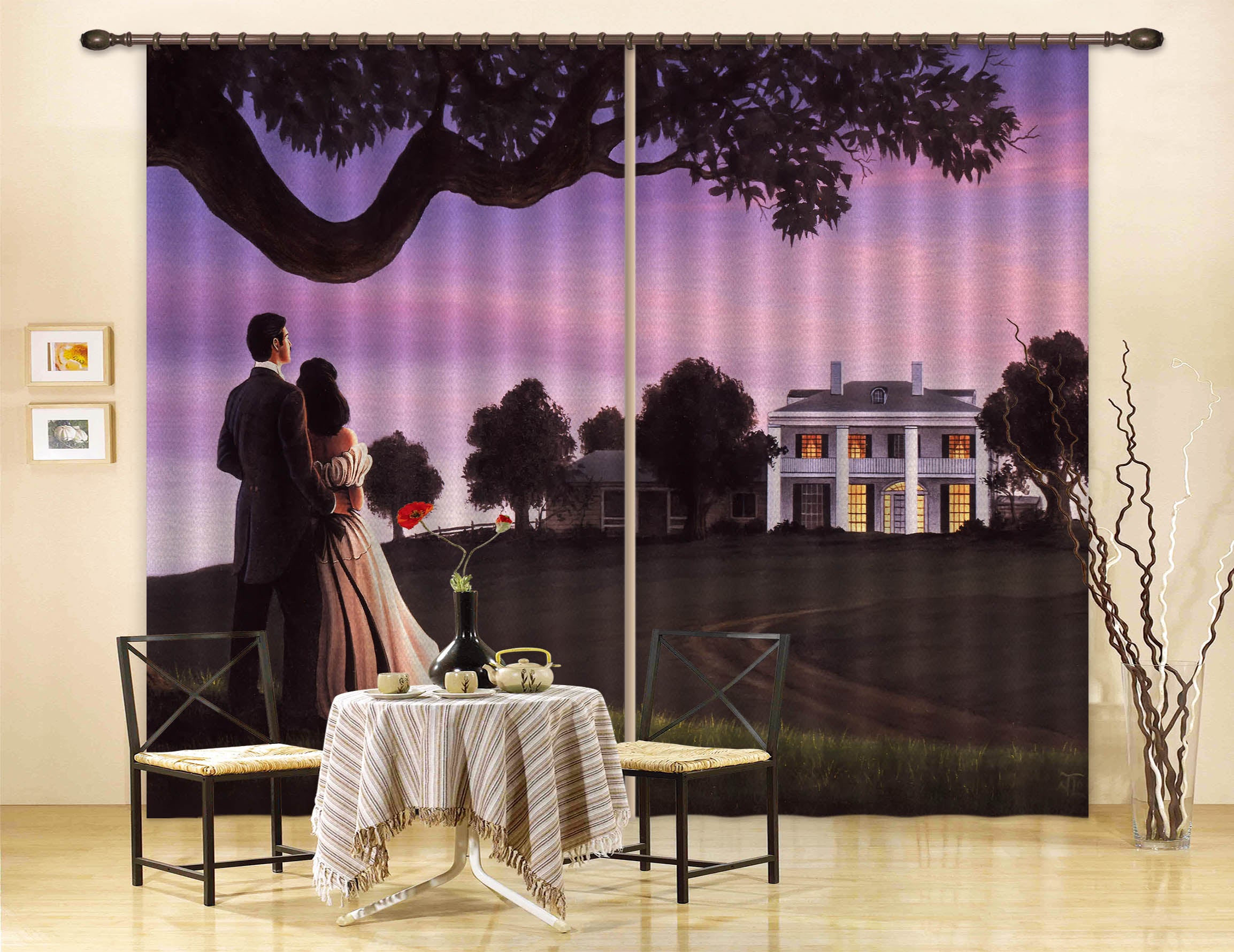 3D Tree Lovers 86081 Jerry LoFaro Curtain Curtains Drapes