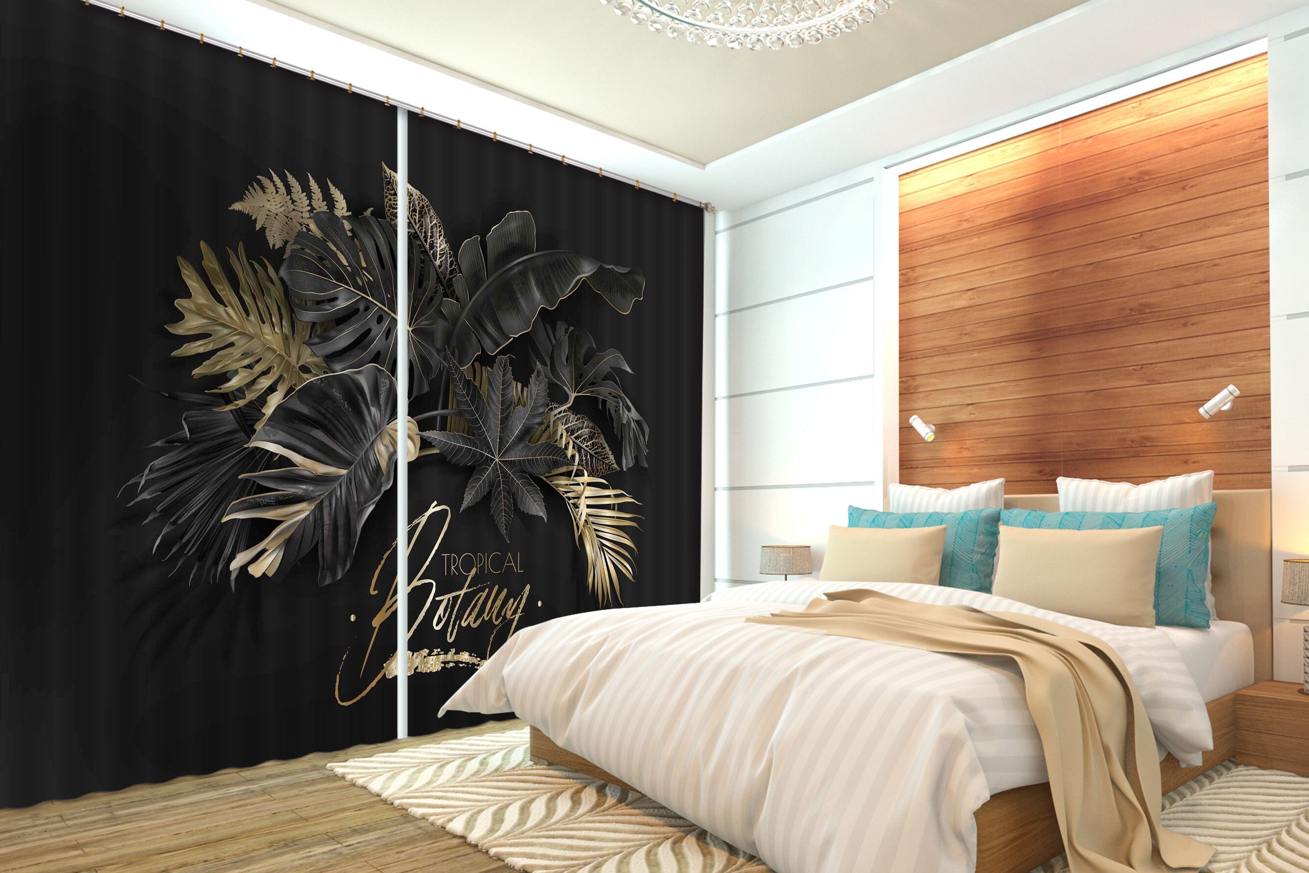 3D Dark Night 126 Curtains Drapes Wallpaper AJ Wallpaper