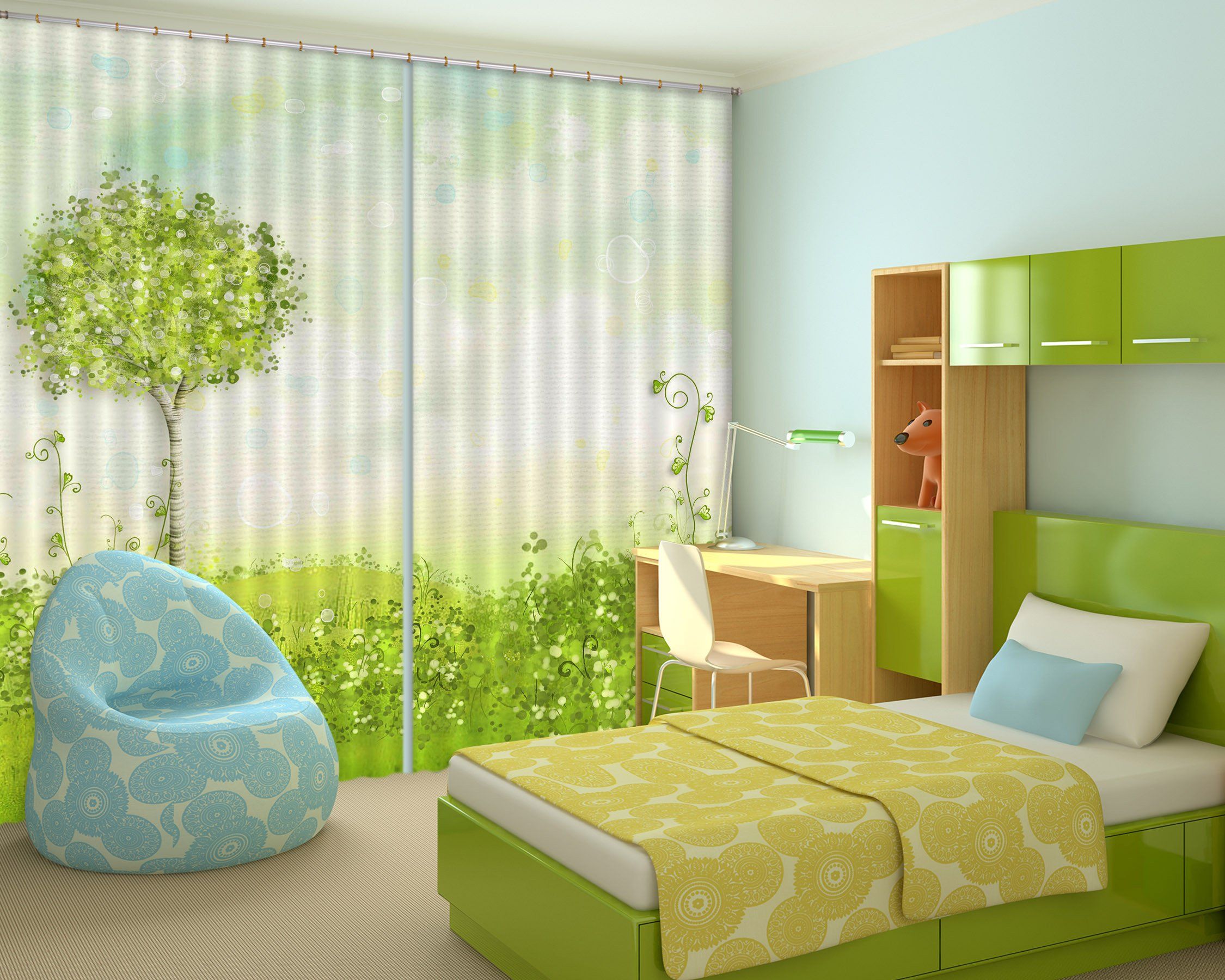 3D Tree And Vines 267 Curtains Drapes Wallpaper AJ Wallpaper