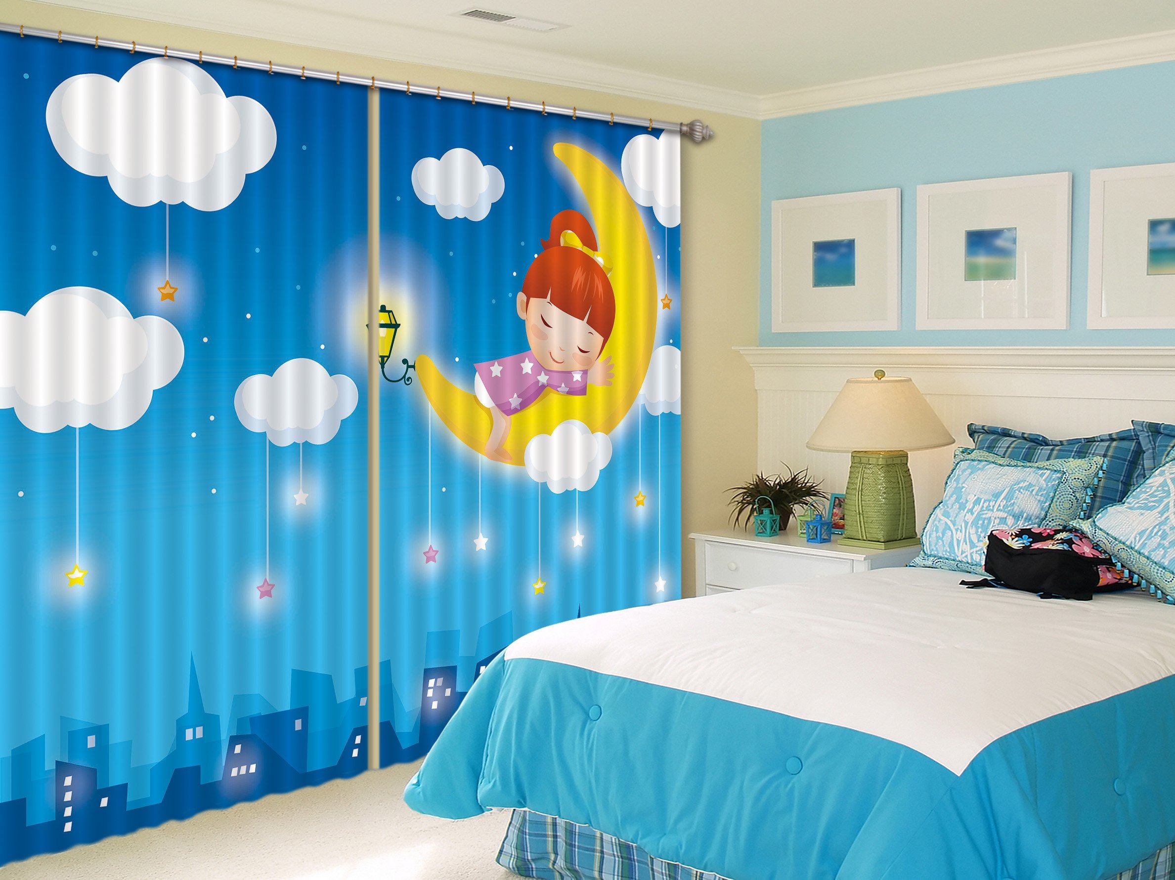 3D Lovely Sleeping Girl 273 Curtains Drapes Wallpaper AJ Wallpaper