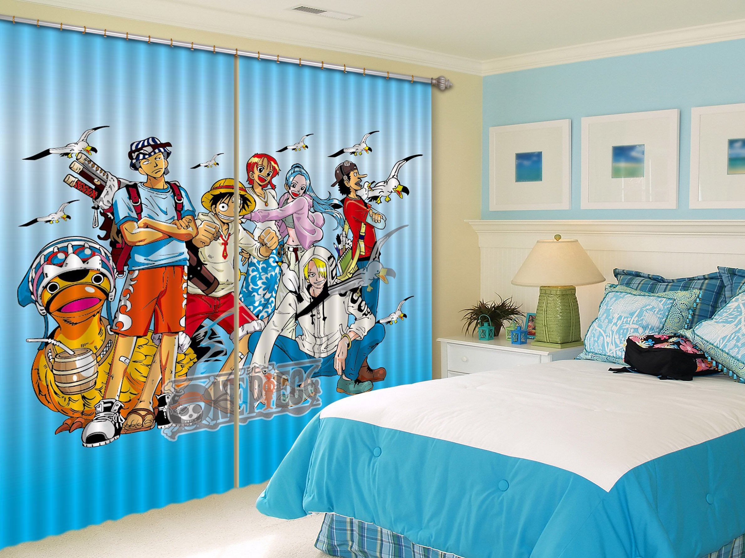 3D Cartoon Poster 2337 Curtains Drapes Wallpaper AJ Wallpaper