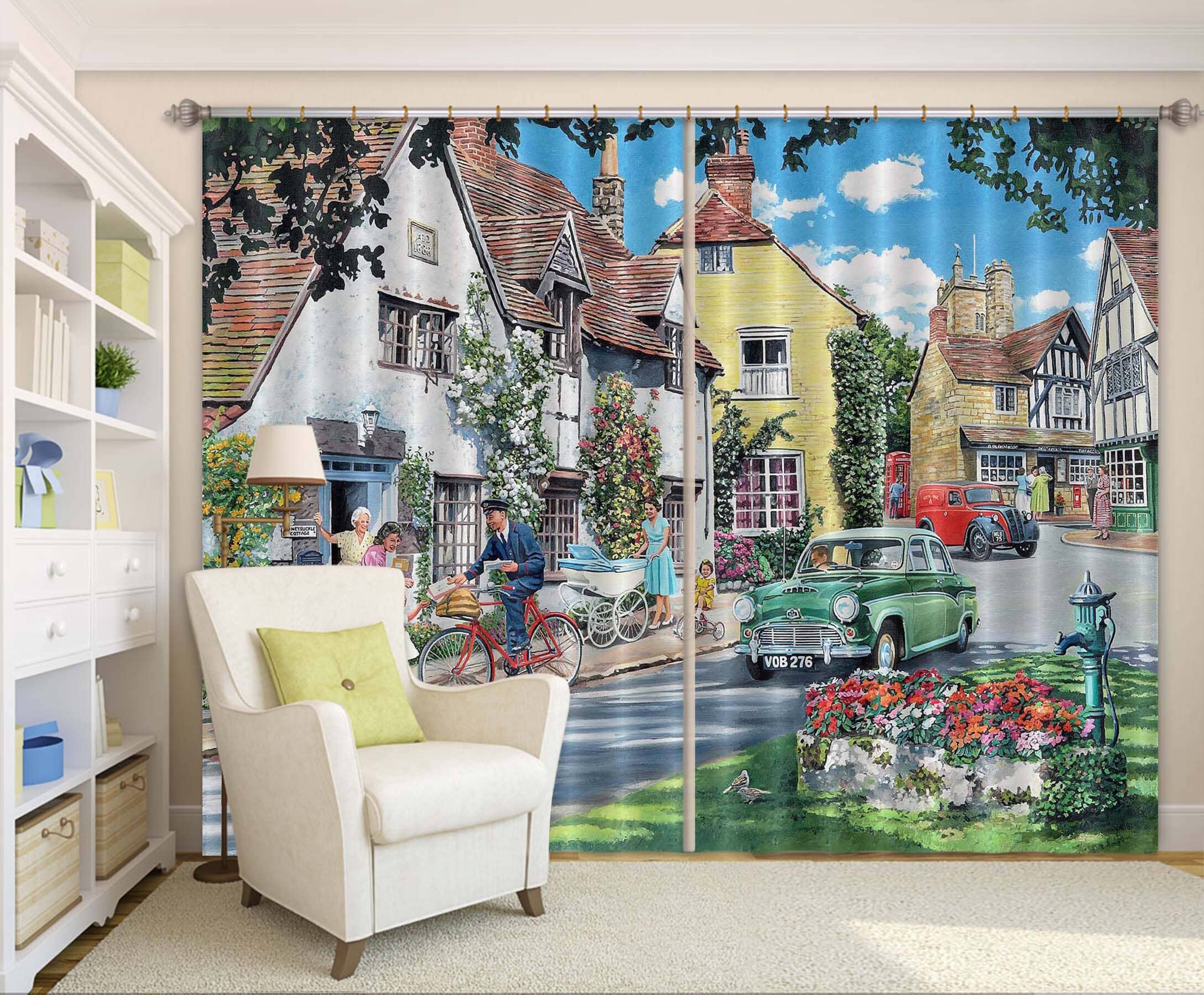 3D Cards For Birthday Girl 052 Trevor Mitchell Curtain Curtains Drapes Curtains AJ Creativity Home