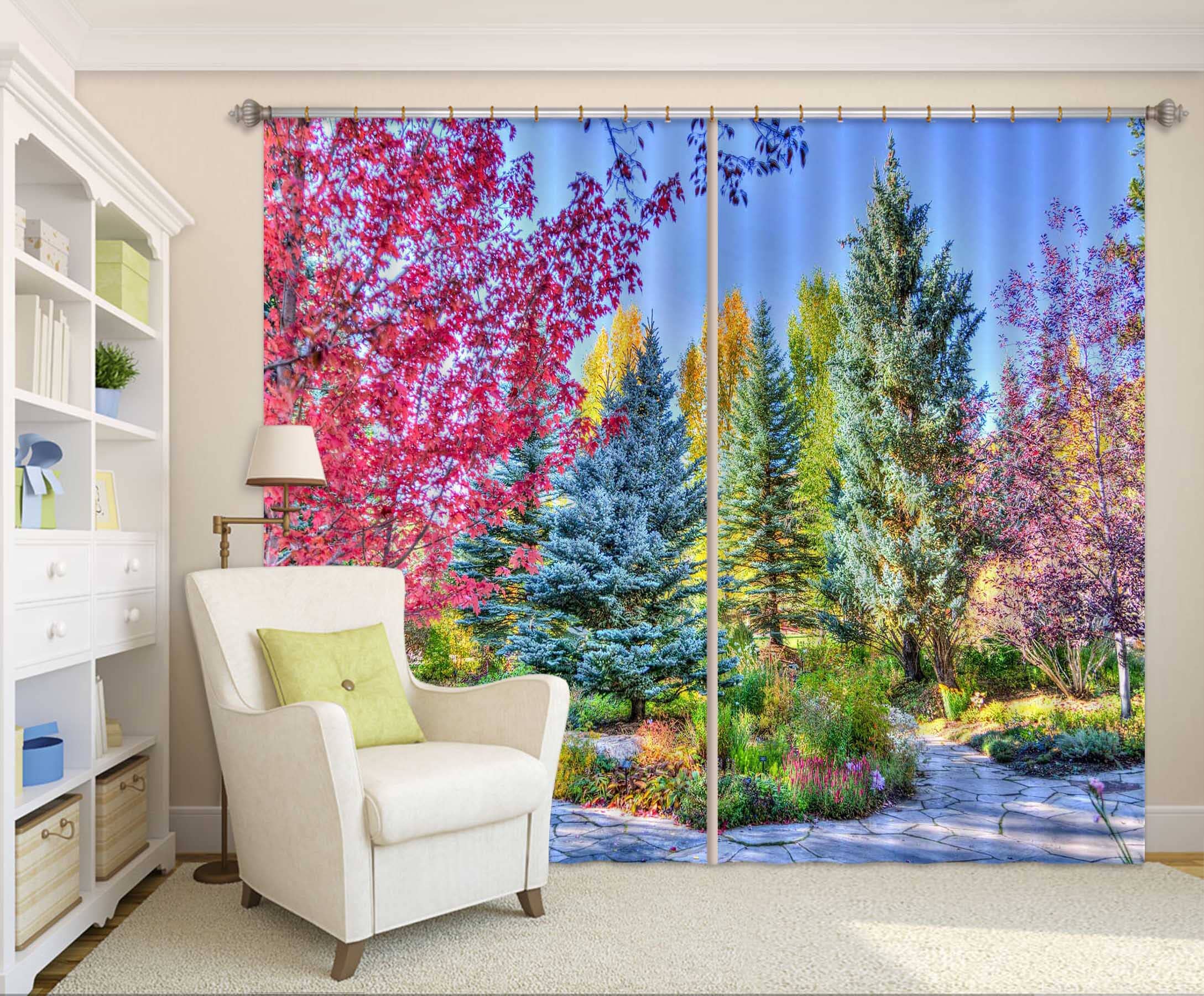 3D Forest Beauty 132 Curtains Drapes Wallpaper AJ Wallpaper